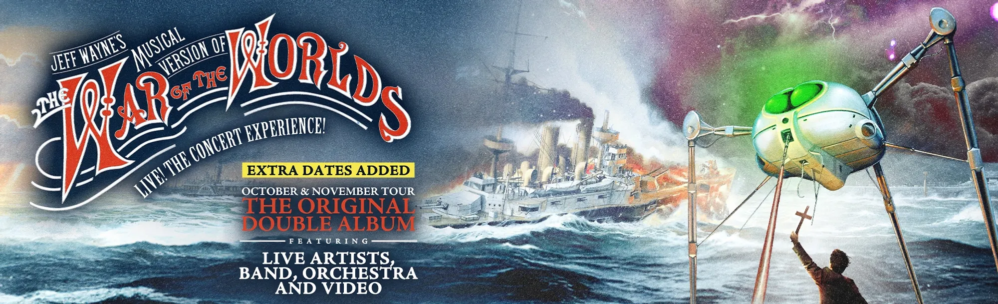 Jeff Wayne's Musical Version of The War of The Worlds: Live! The Concert Experience! - Plymouth VIP Front Row Package 2026-10-29