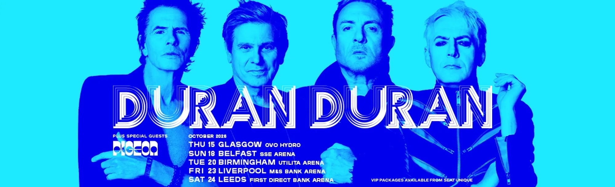 Duran Duran The Second Row VIP Package 2026-10-18