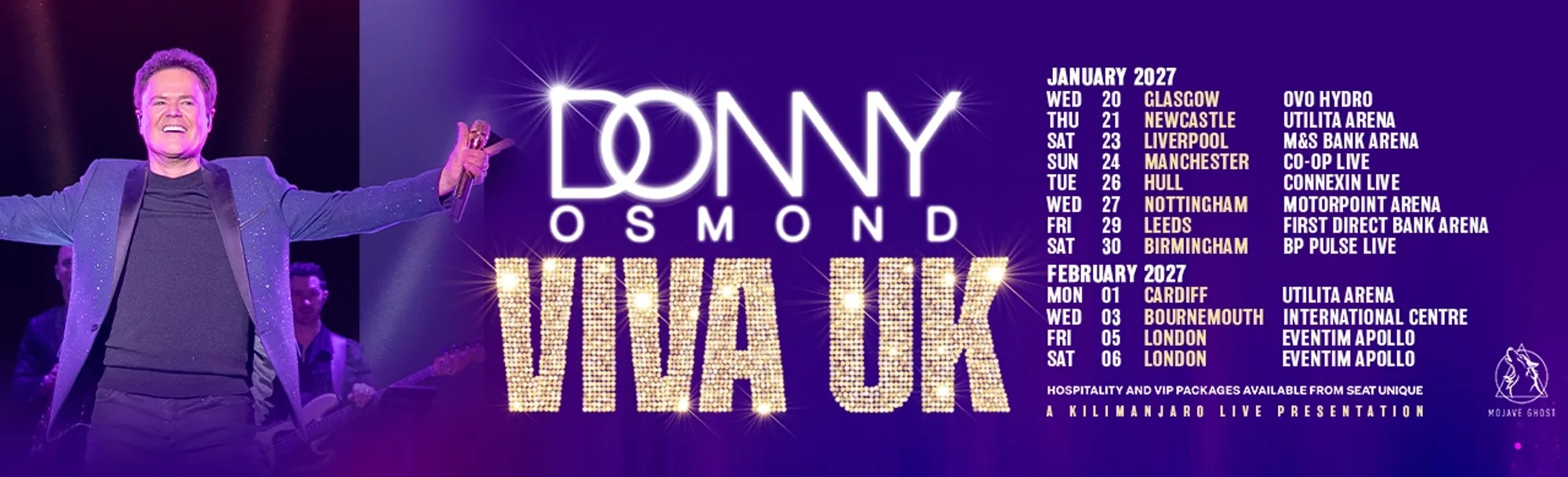 Donny Osmond Gold Hot Ticket 2027-01-27