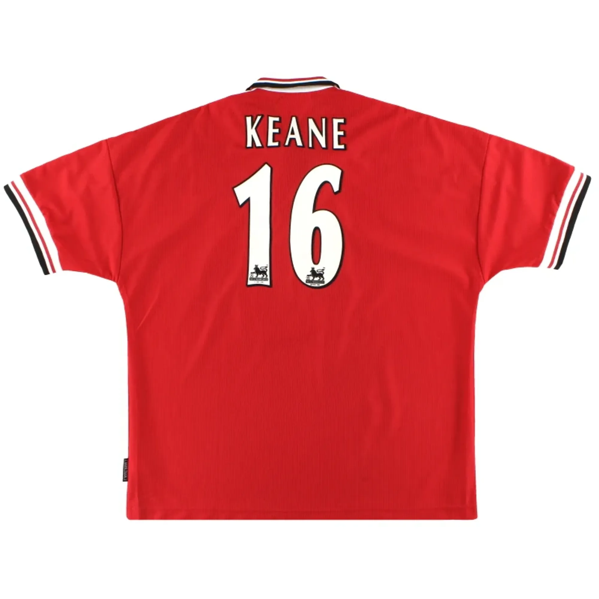 1998-00 Manchester United Umbro Home Shirt Keane #16 XL - Manchester United / Excellent 