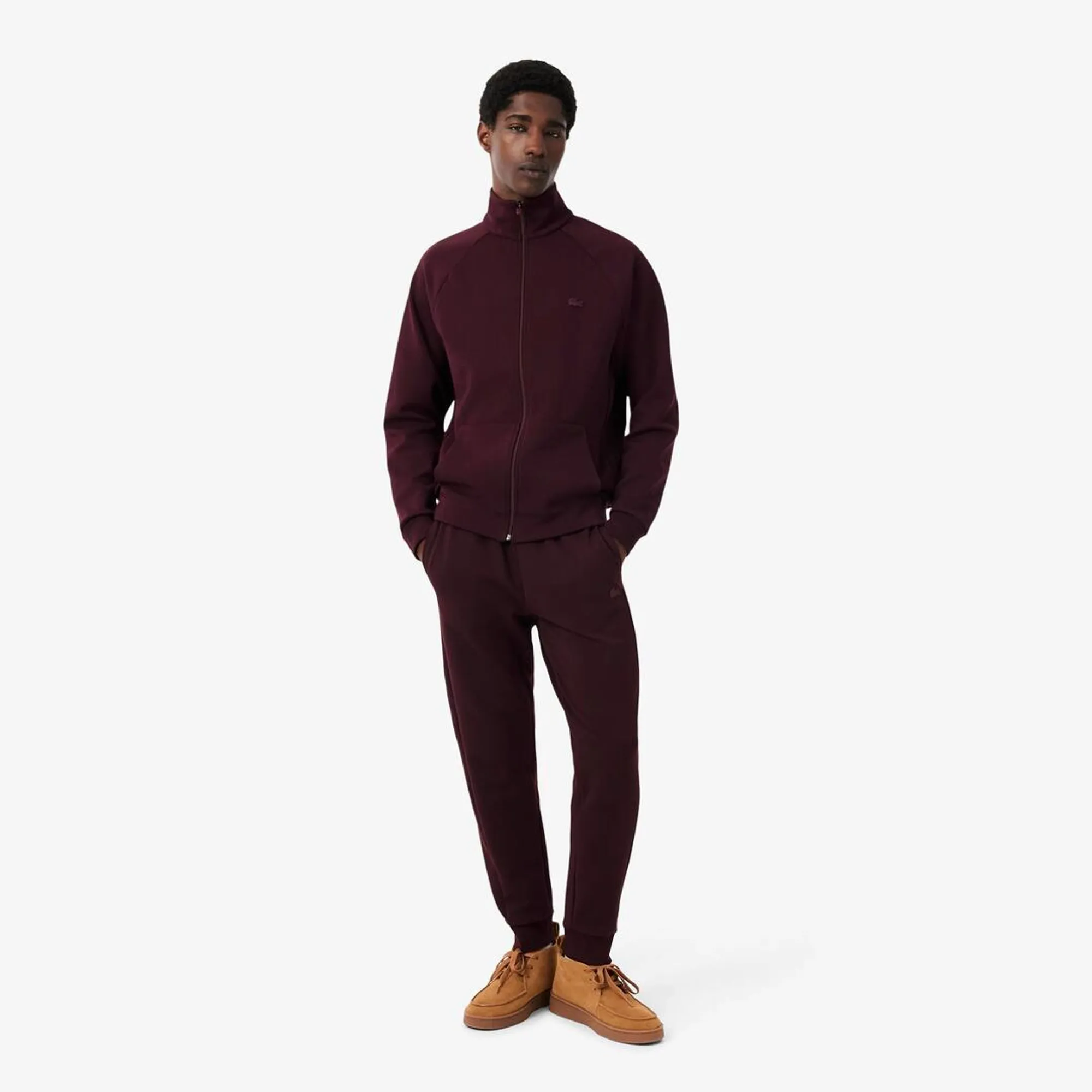 Lacoste Fitted Jersey Commuter Sweatpants - Chestnut Brown