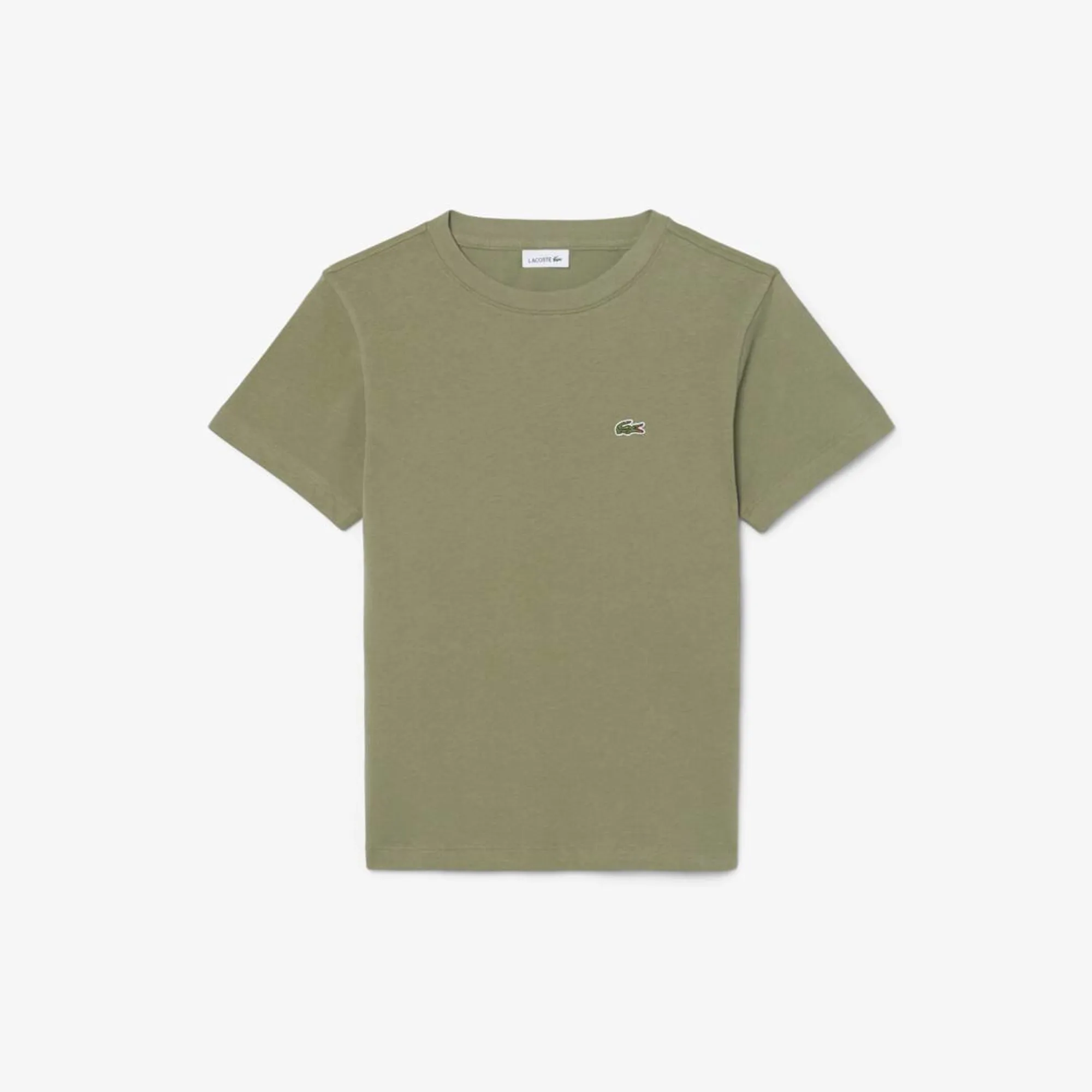 Lacoste Unisex Cotton Crew Neck T-shirt - Khaki Green