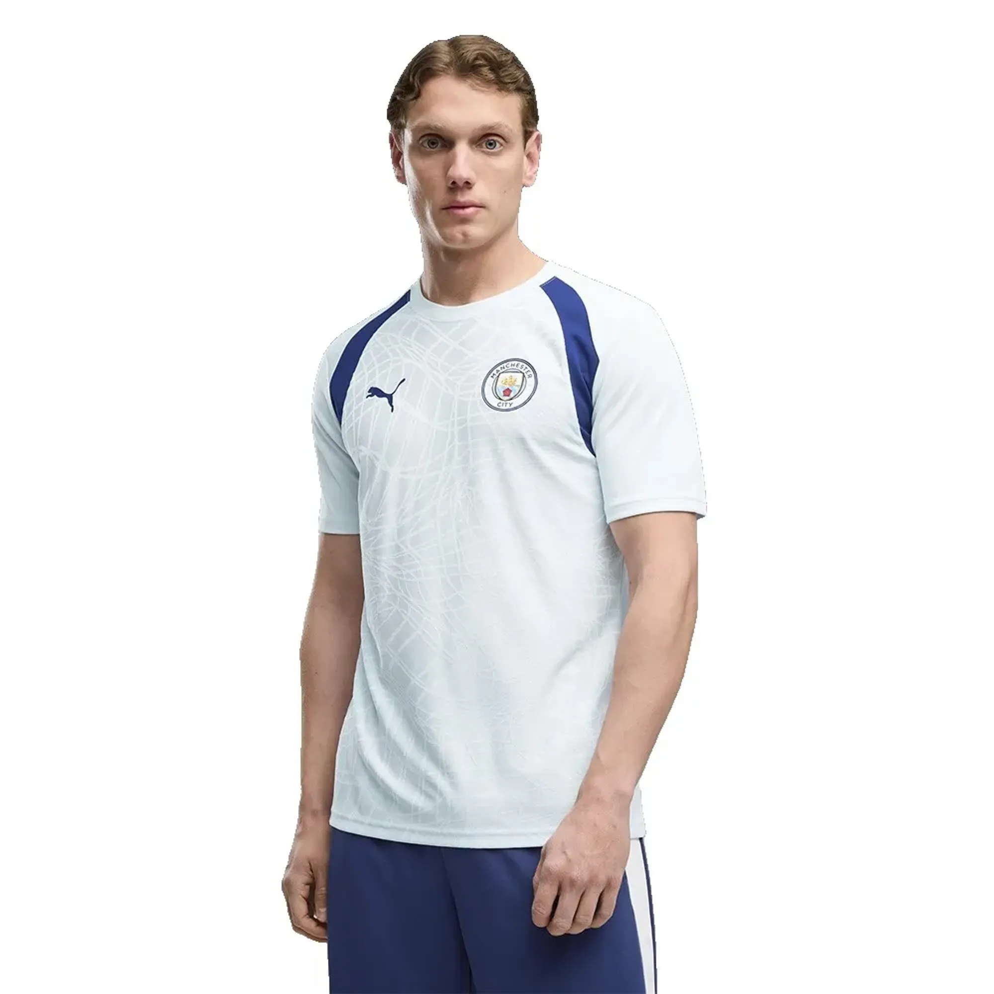 Manchester City Slim Training Jersey Men in Blue | Size 3XL