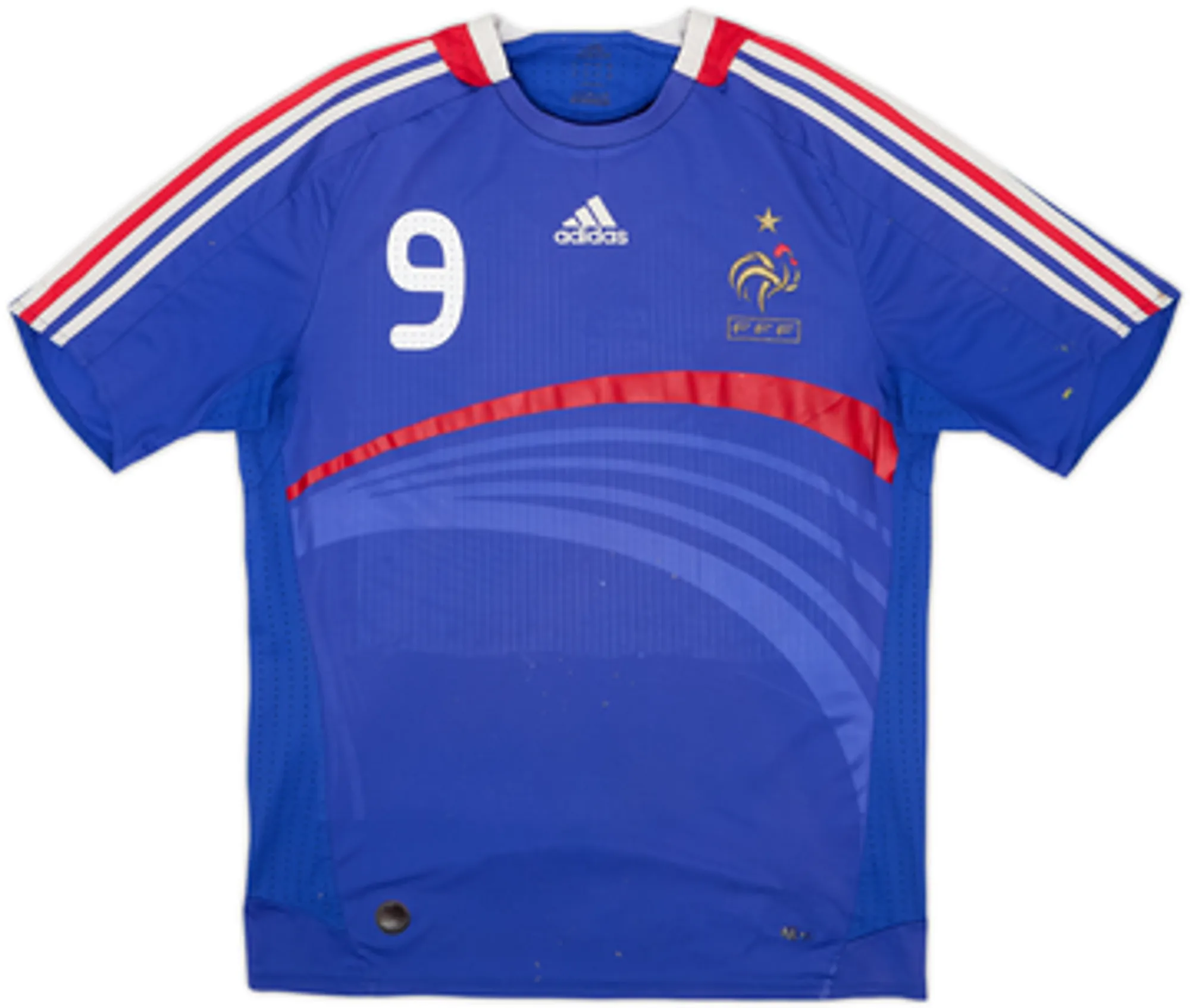 2007-08 France Home Shirt Benzema #9 - 5/10 - (M)