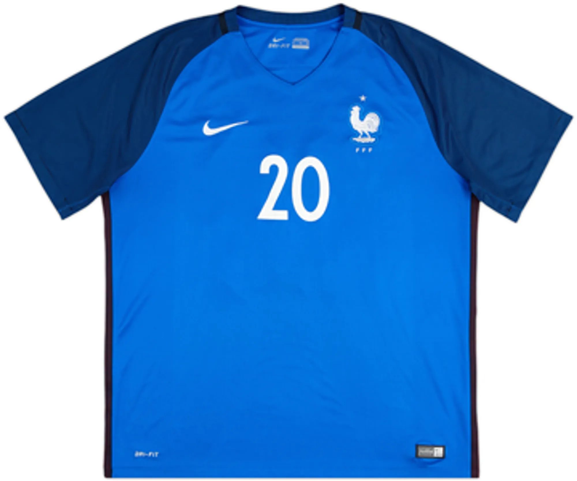 2016-17 France Home Shirt Coman #20 - 7/10 - (XL)