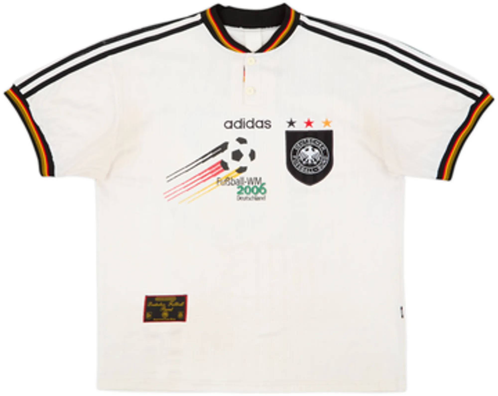 1996-98 Germany WM2006 Home Shirt Klinsmann #18 - 5/10 - (L)