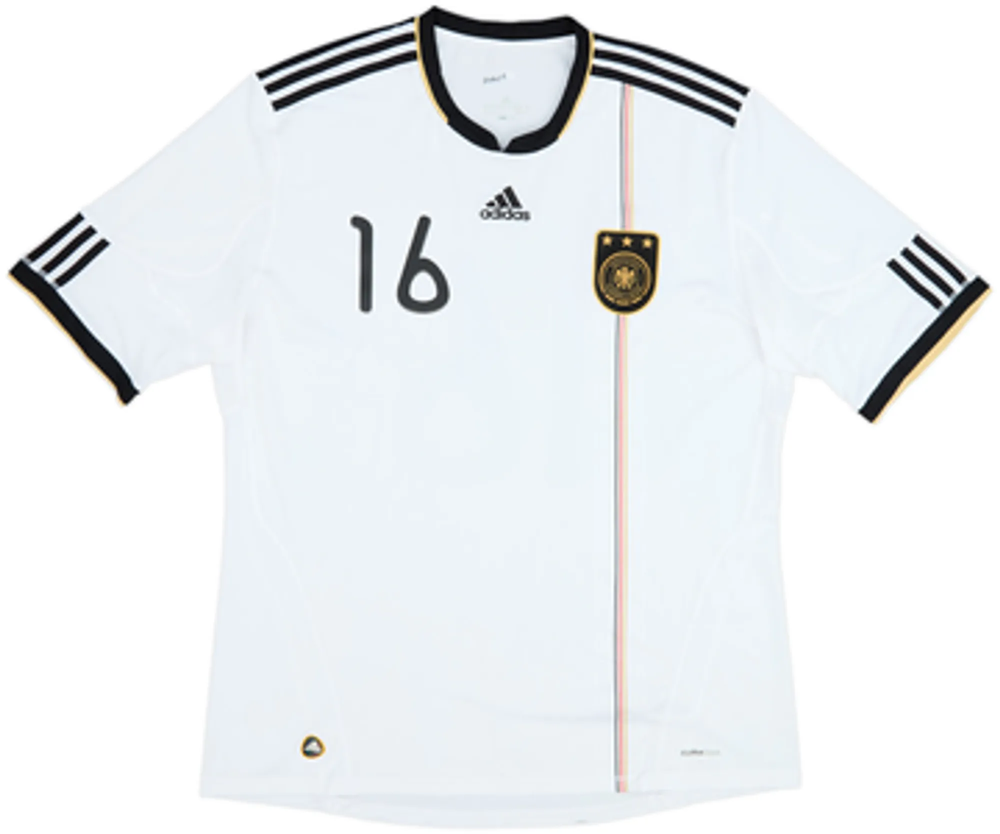2010-11 Germany Home Shirt Lahm #16 - 5/10 - (XXL)