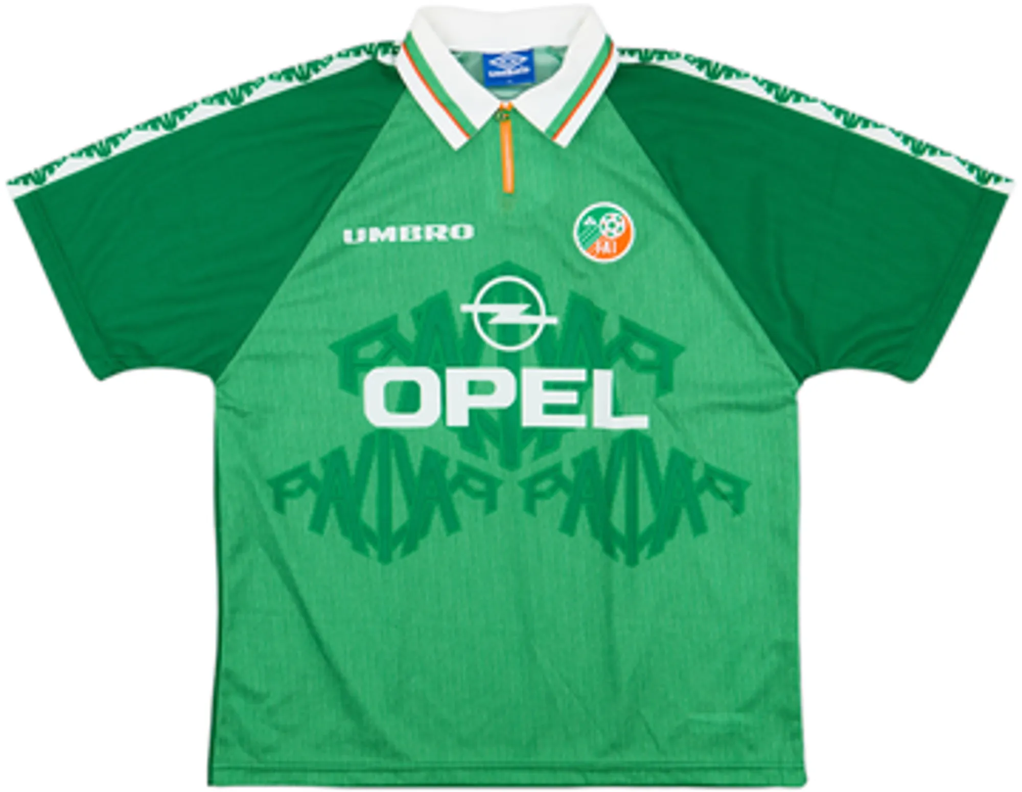1996-98 Ireland Home Shirt Keane #6EL