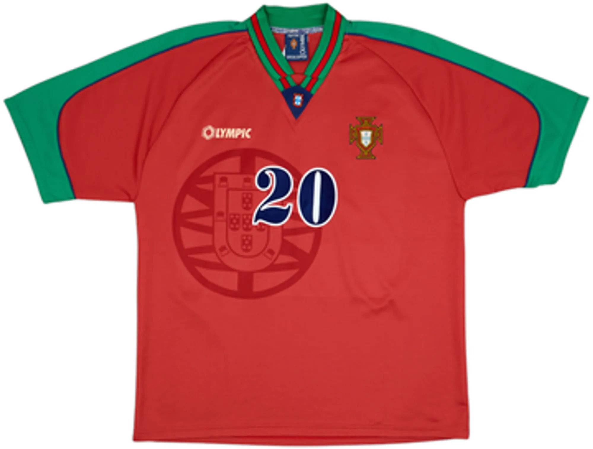 1996-97 Portugal Home Shirt LuisFigo #20 - 9/10 - (XL)