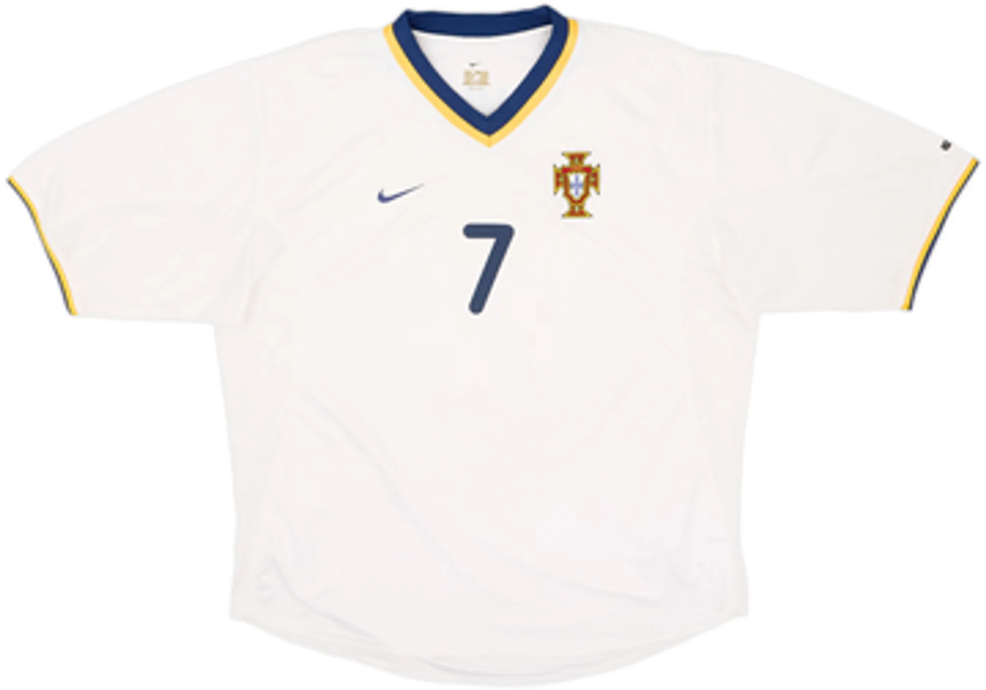 2000-02 Portugal Away Shirt Figo #7 - 6/10 - (L)