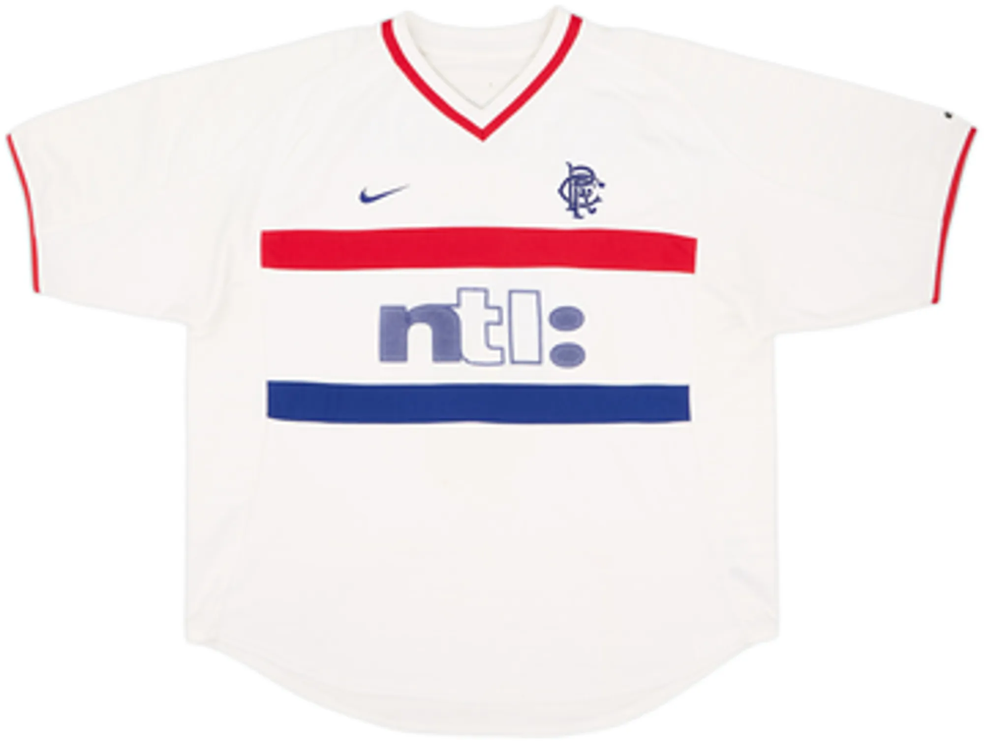 2000-01 Rangers Away Shirt Ferguson #6EXL