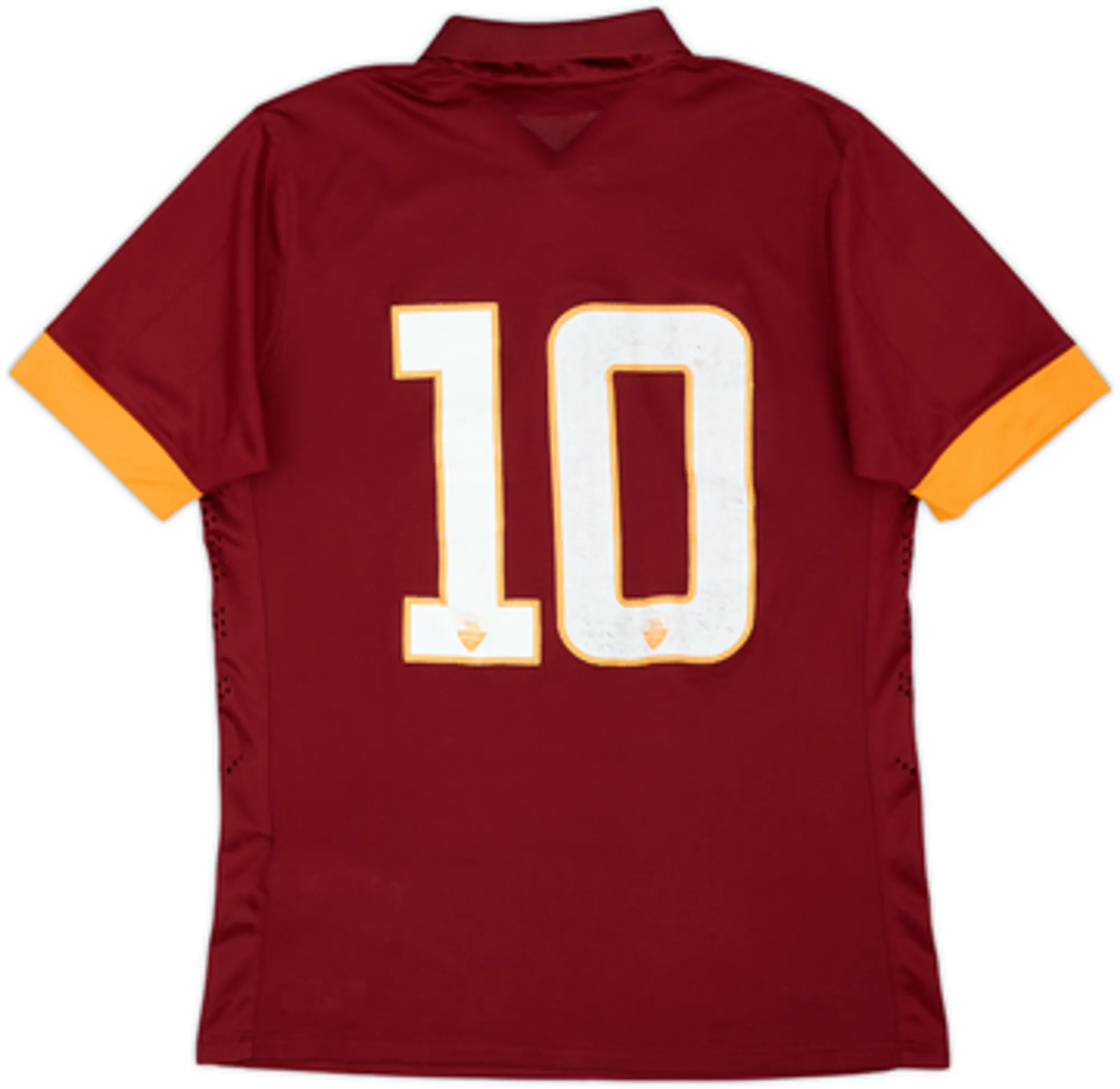 2014-15 Roma Authentic Home Shirt #10 - 7/10 - (M)