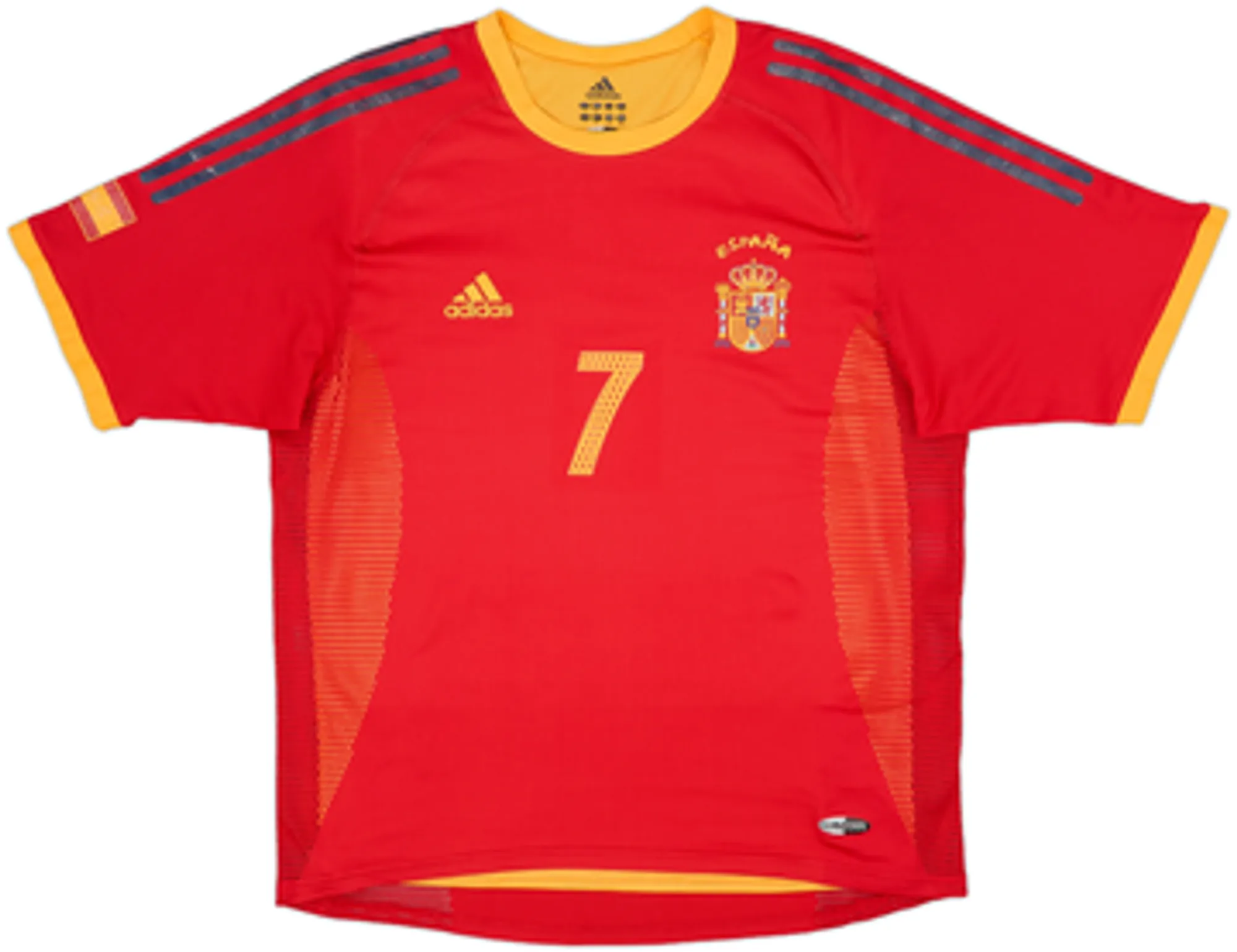 2002-04 Spain Player Issue Home Shirt Raul #7 - 6/10 - (M)