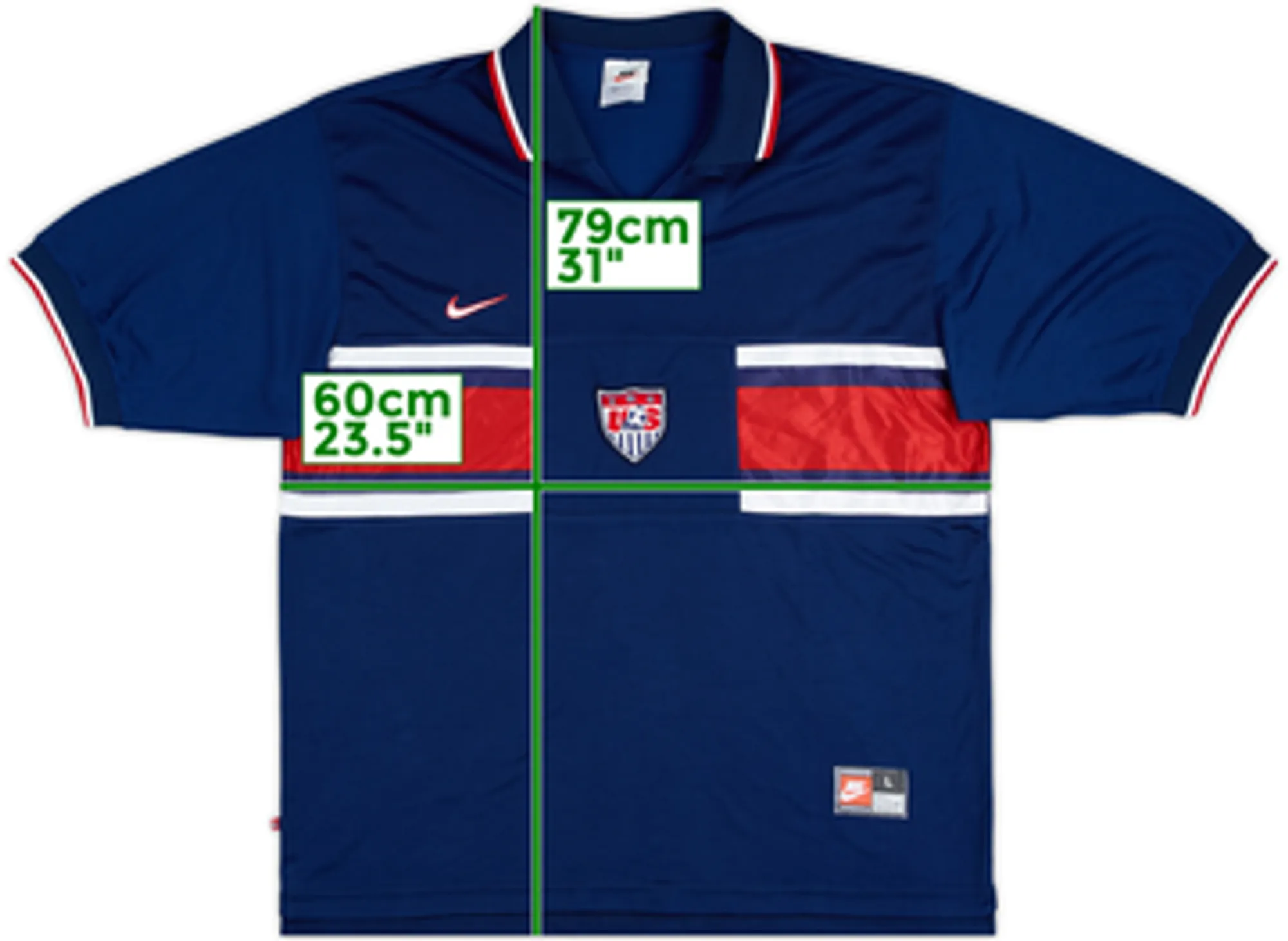 1996-98 USA Away Shirt - 9/10 - (L)