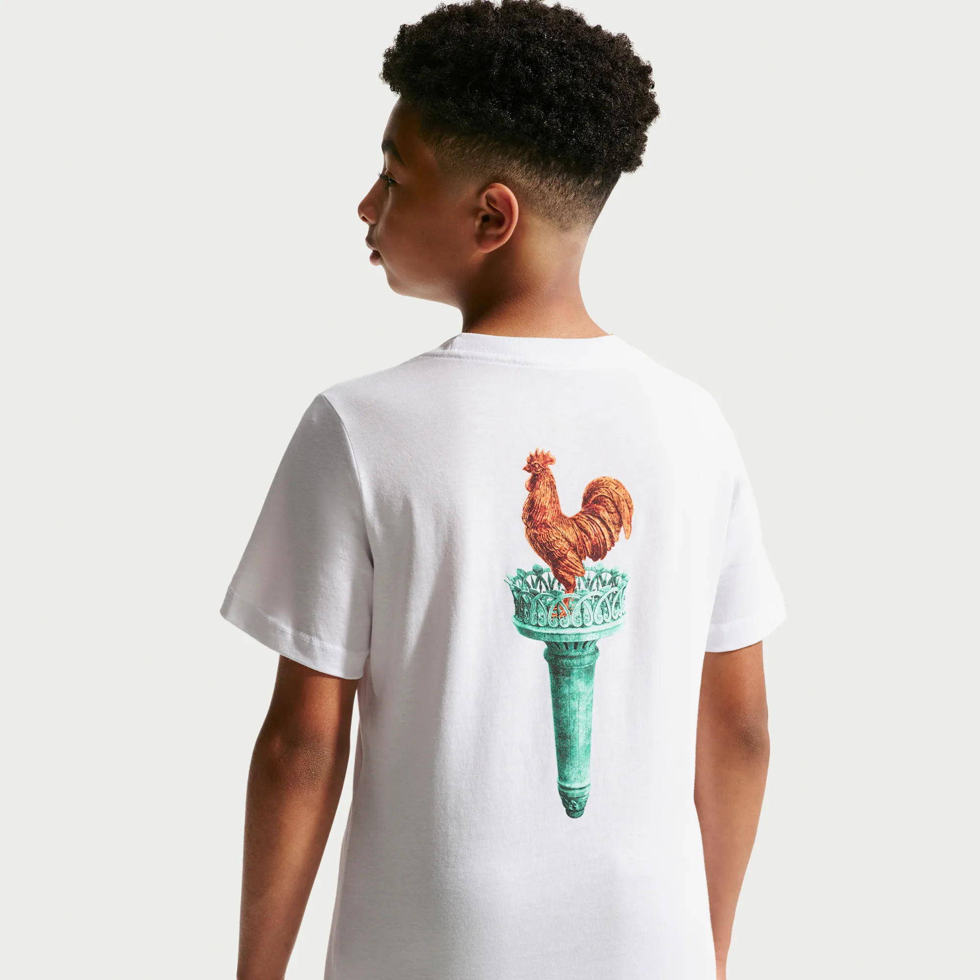 Nike Older Kids' Football T-Shirt - White