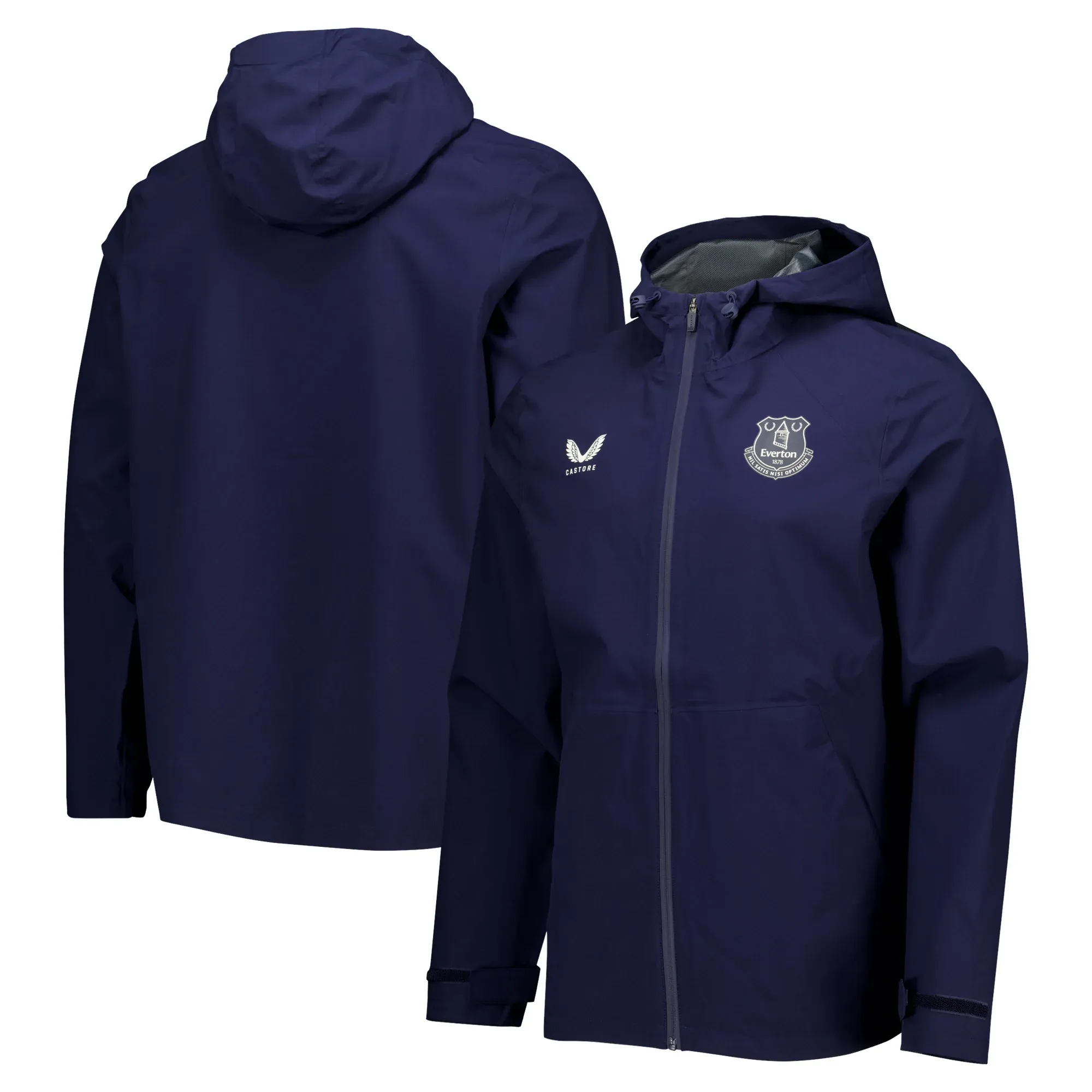 Everton Castore Matchday Performance Rain Jacket - Navy