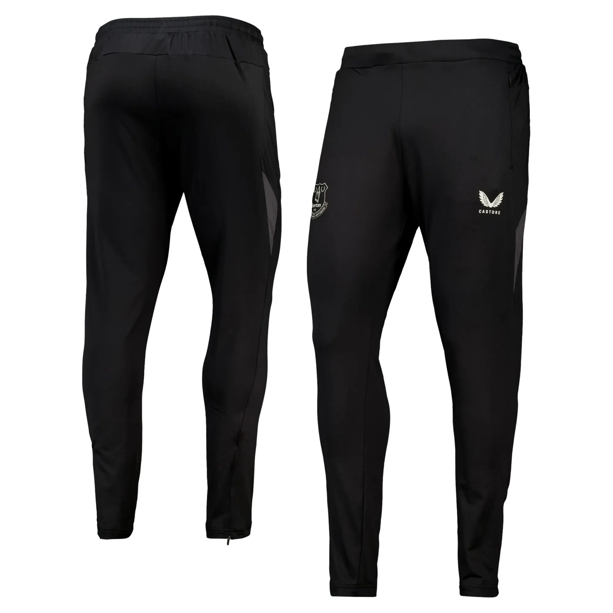 Everton Castore Coaches Training Zipped Pants - Dark Blue