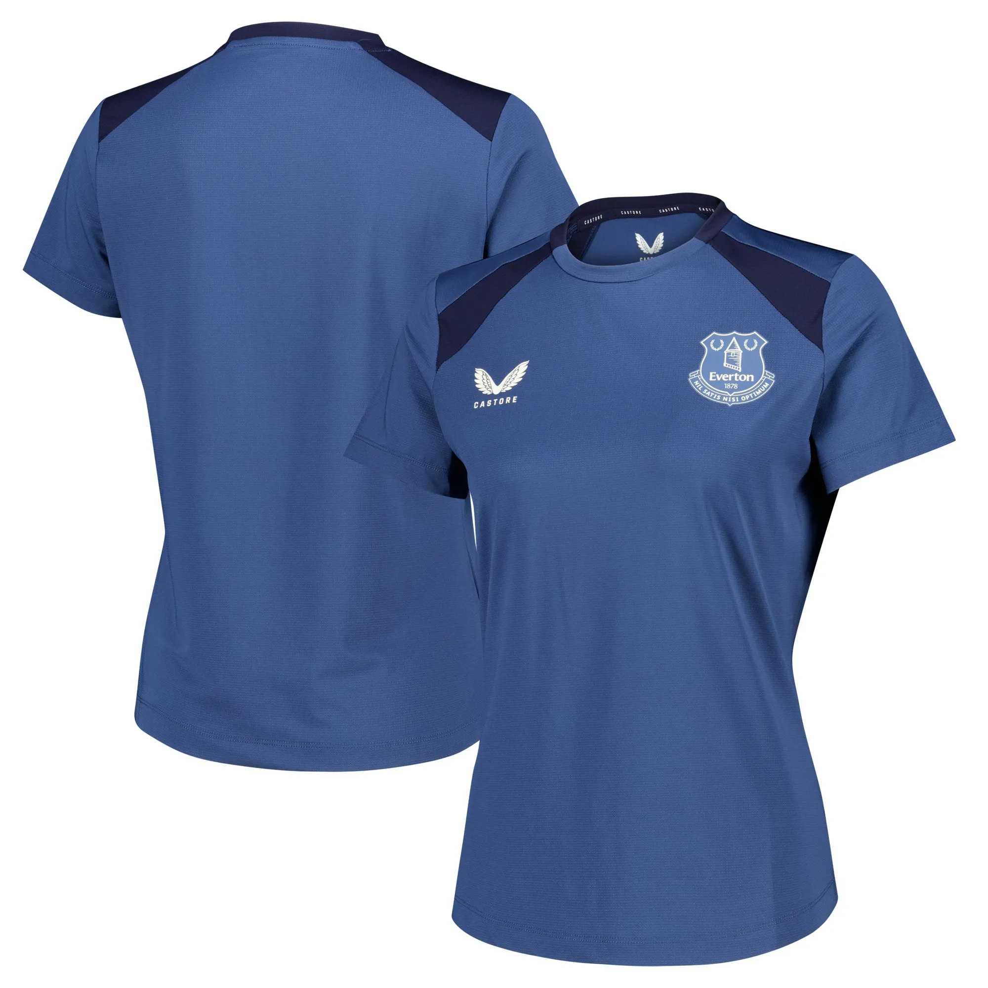 Everton Castore Coaches Training Top - Dark Blue - Womens