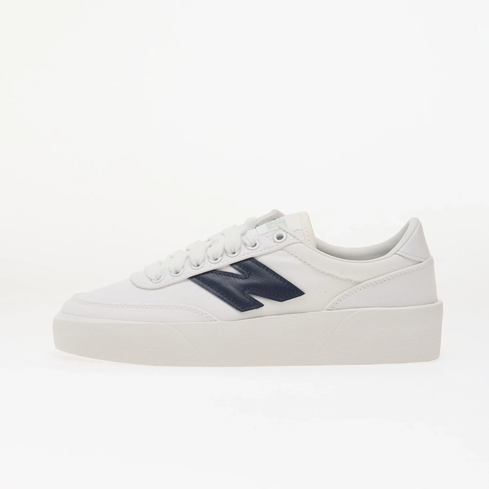 New Balance Unisex 750 in White/Blue Canvas