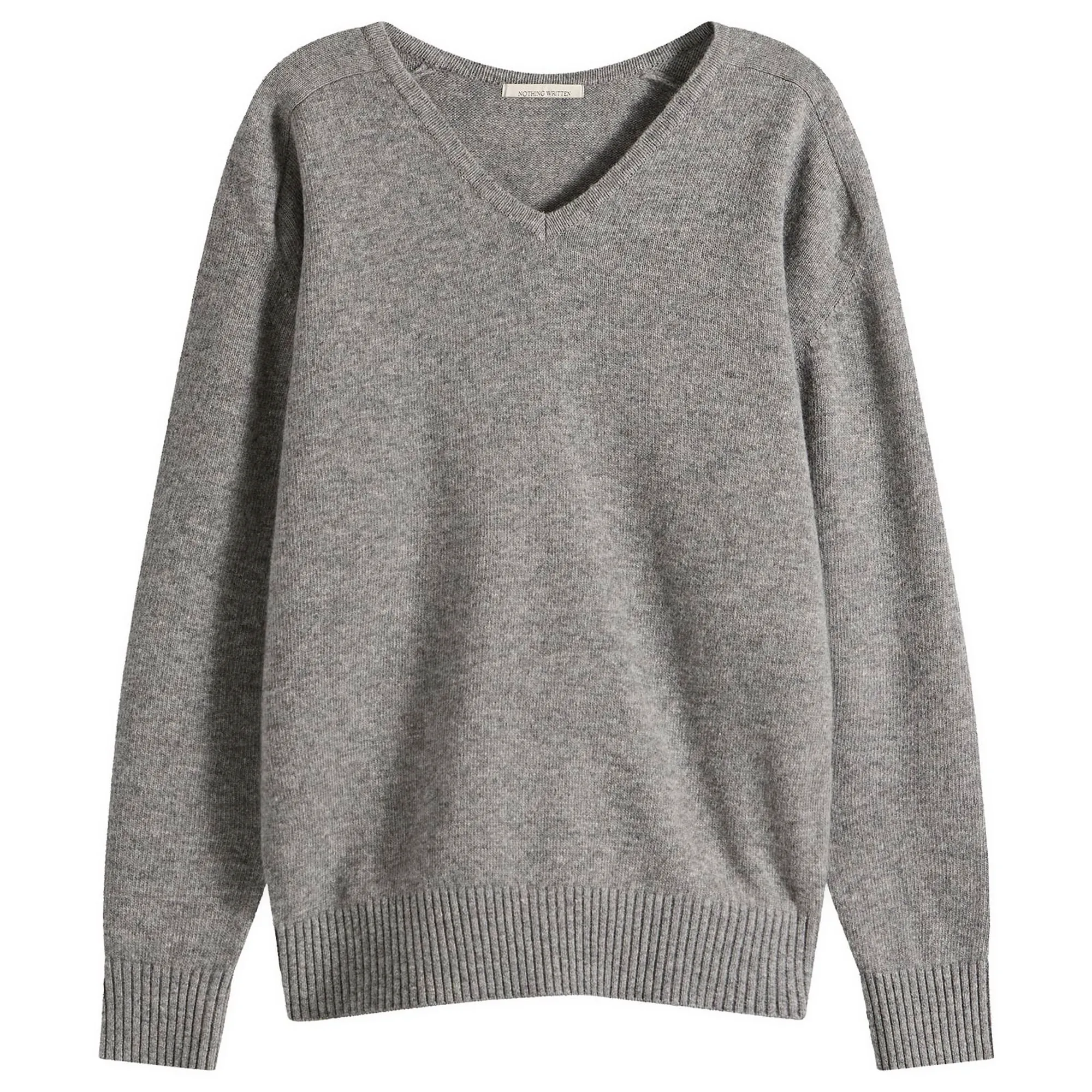 Nothing Written Women's Carna V-Neck Pullover Gray