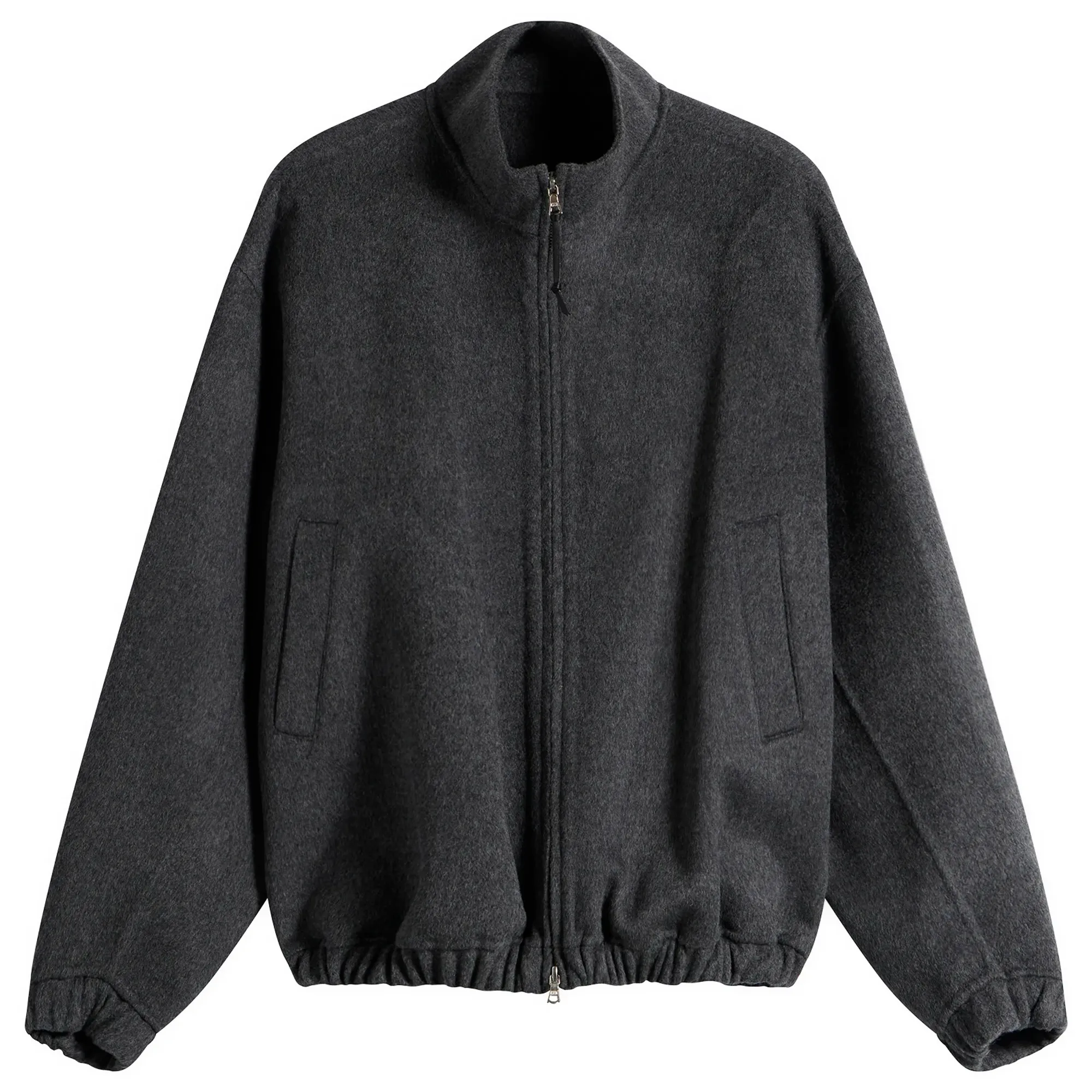 Nothing Written Women's Plaza Zip Blouson Dark Gray