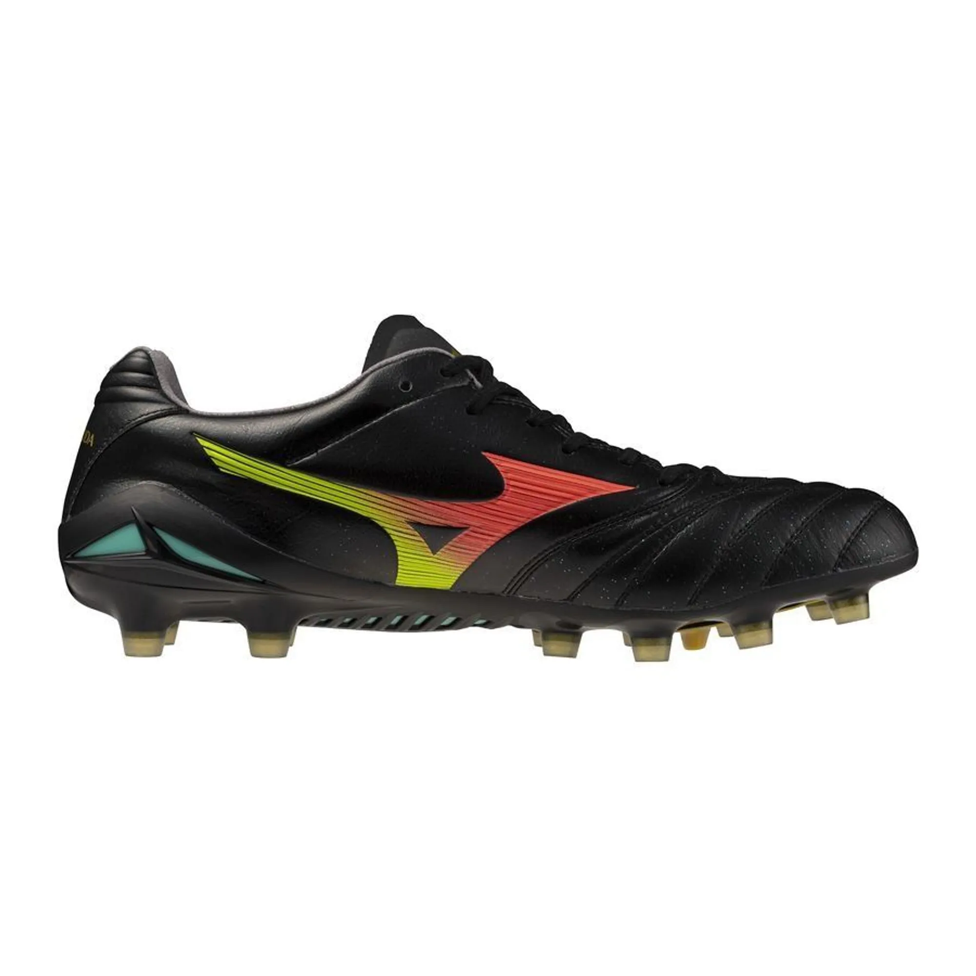 Mizuno Monarcida Neo Iii Elite Fg Bright Black - Black/Lava Orange - ['Black']