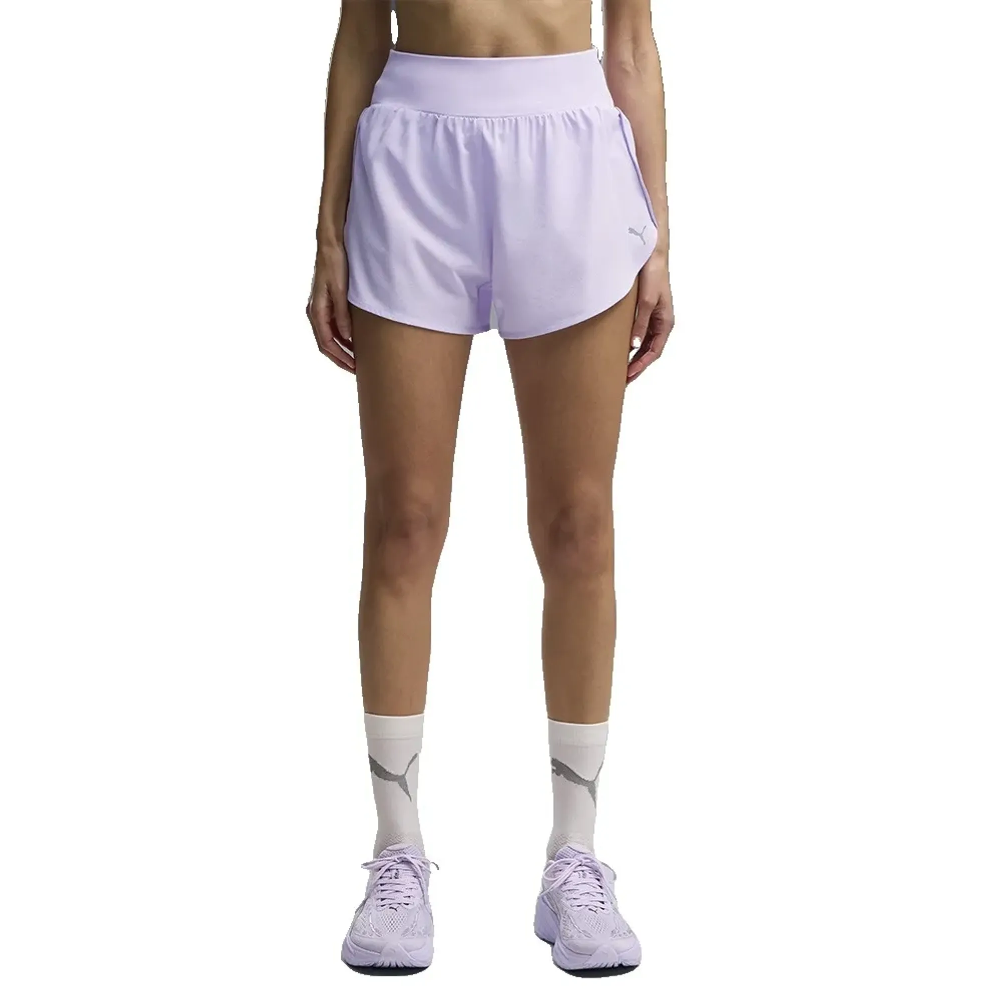 PUMA Dreamrun dryCELL Running 3 Shorts Women in Purple | Size Large