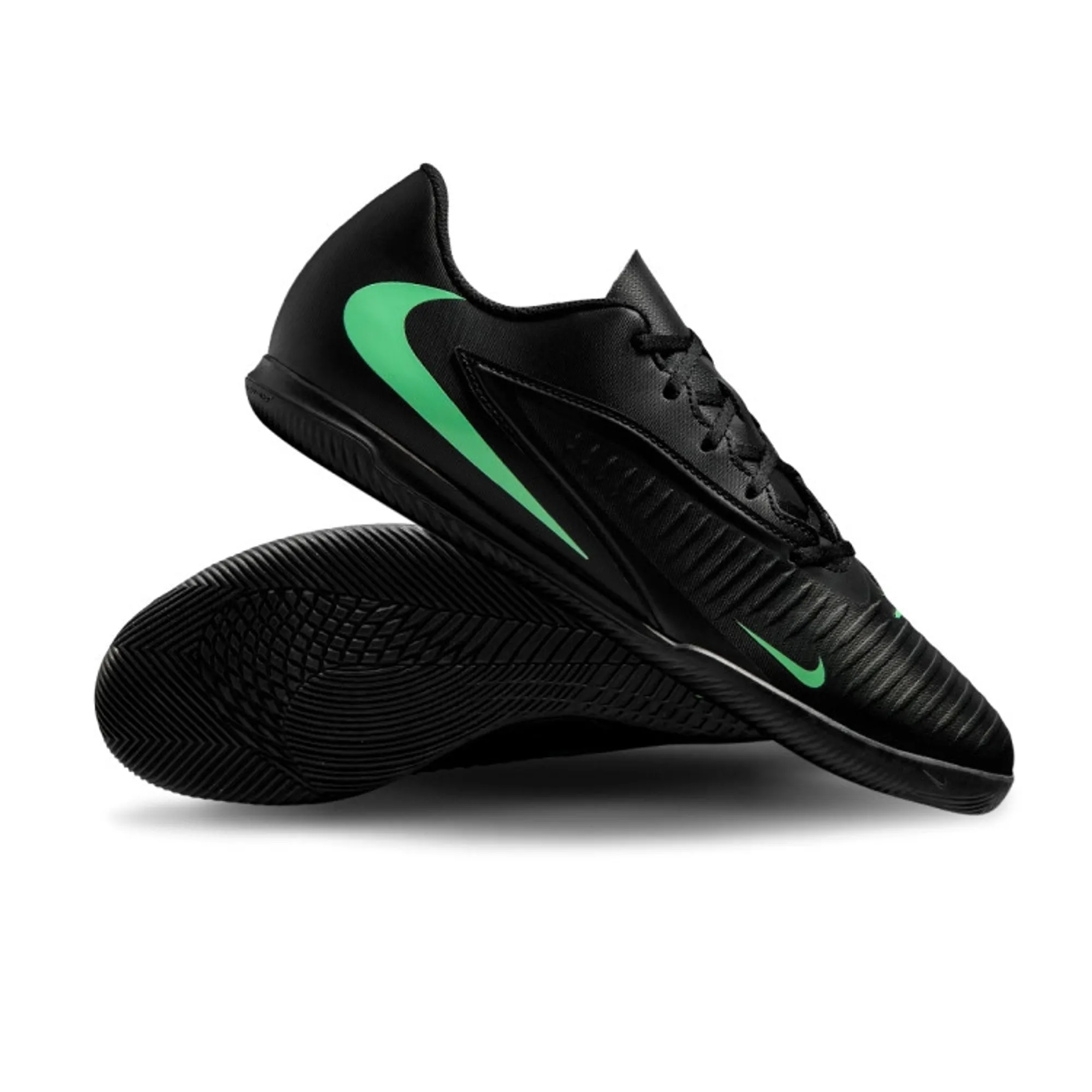 Nike Phantom 6 Club Low Cut Ic Shadow - Black/Illusion Green - ['Black']