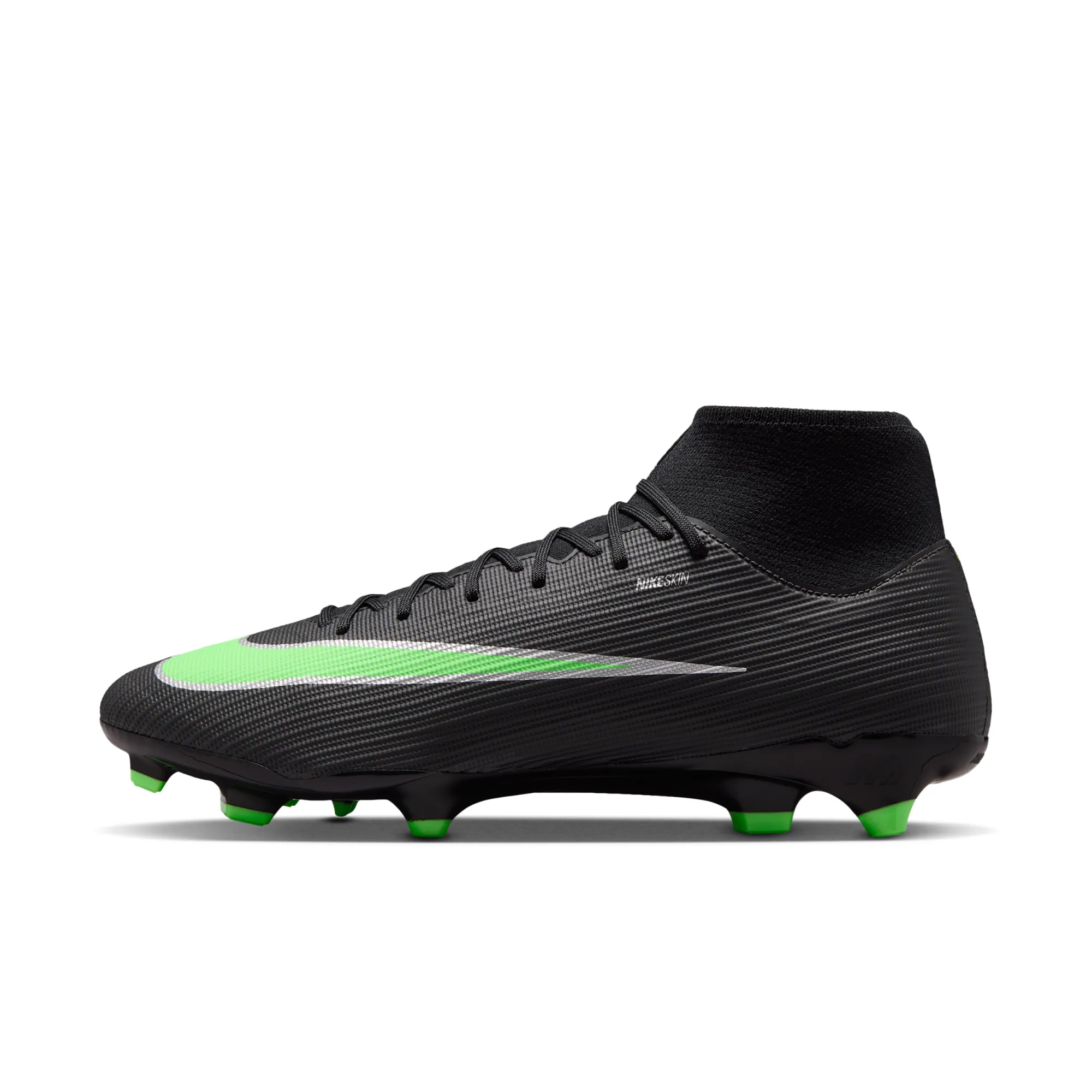 Nike Mercurial Superfly 11 Academy Multi-Ground High-Top Football Boots - Black
