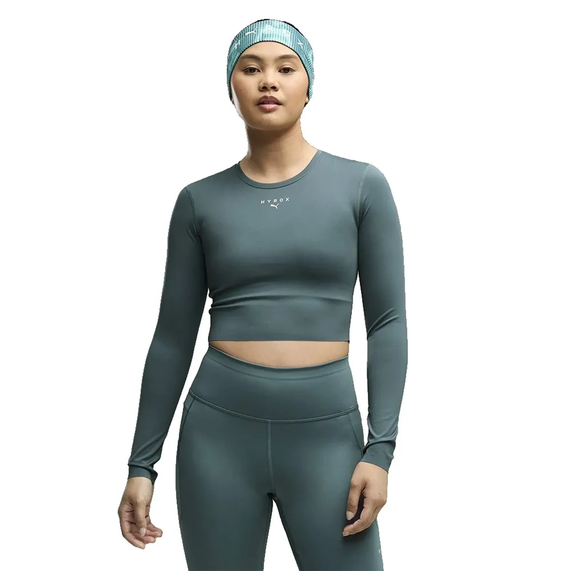 Puma X Hyrox Pwrmode Cropped Long Sleeve T-shirt