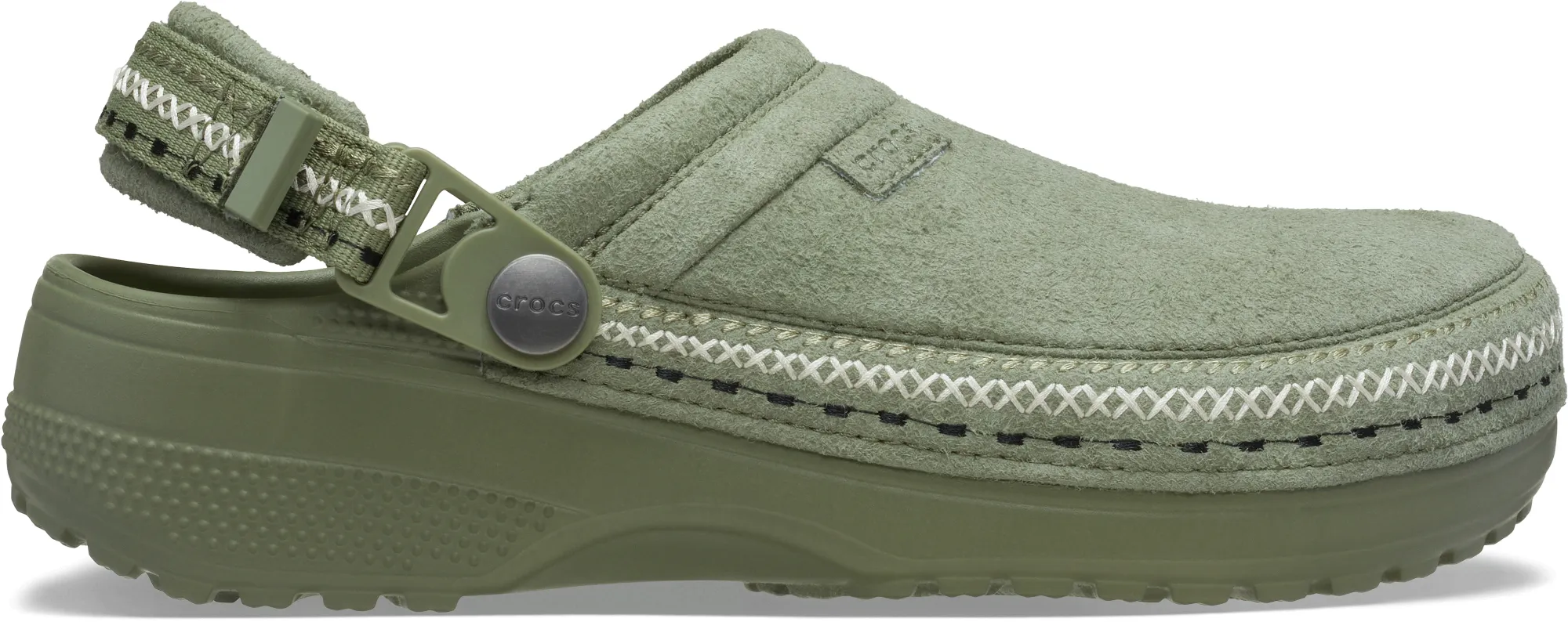 Crocs | Unisex | Crafted Vegan Suede Stitch | Clogs | Cargo | W2/M1