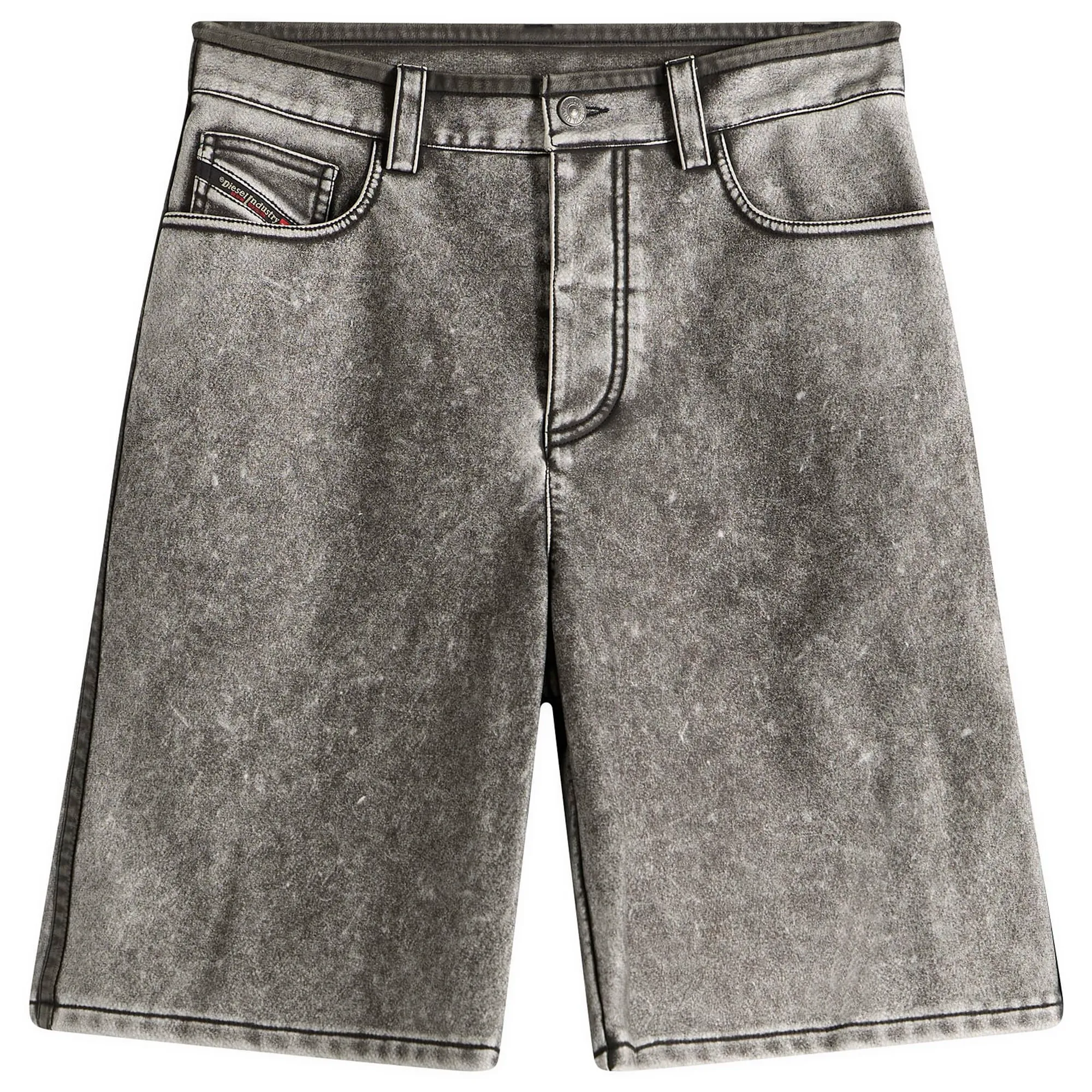 Diesel Women's P-Arlor Longline Shorts Grey
