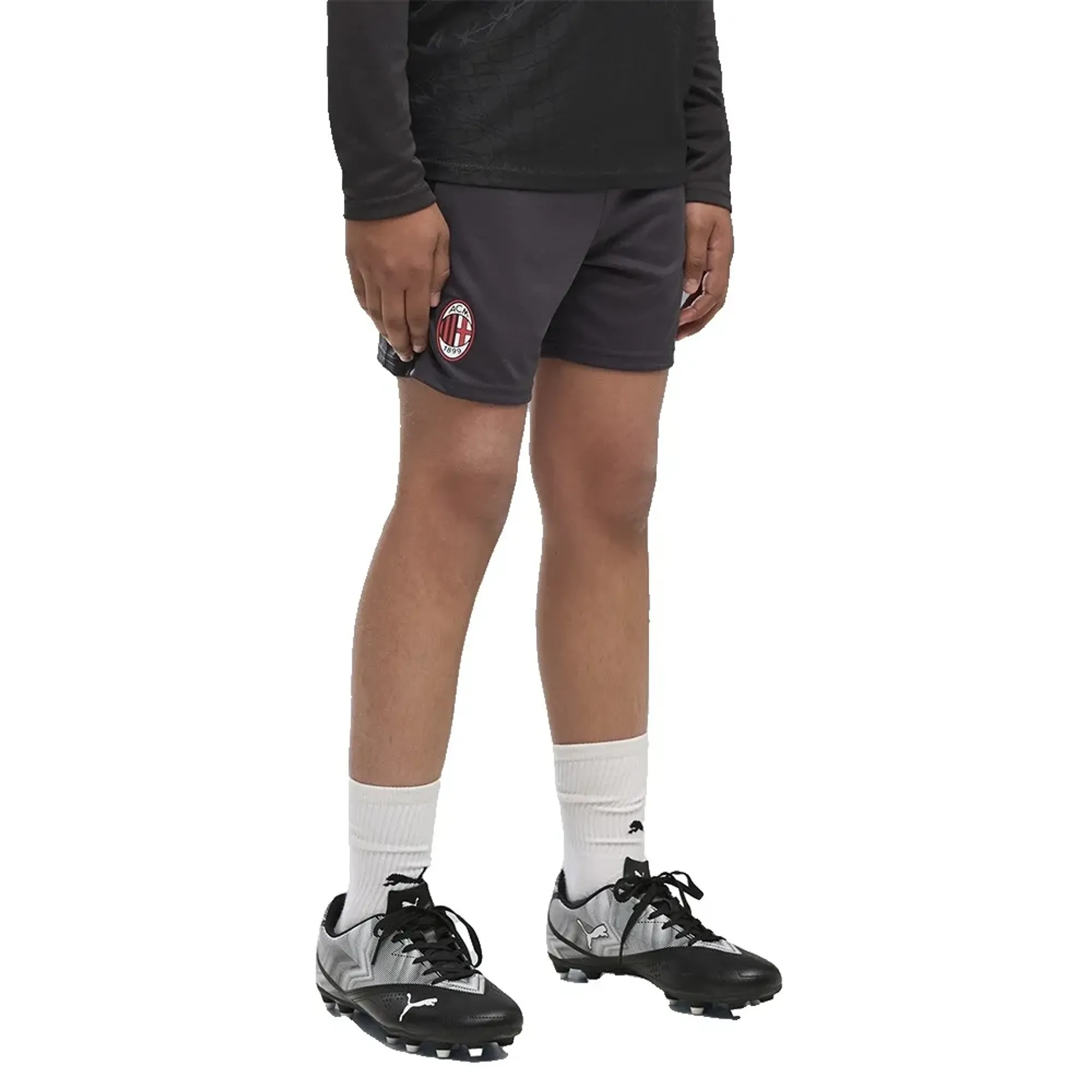 PUMA AC Milan Training Shorts Youth in Gray | Size 11-12 Youth