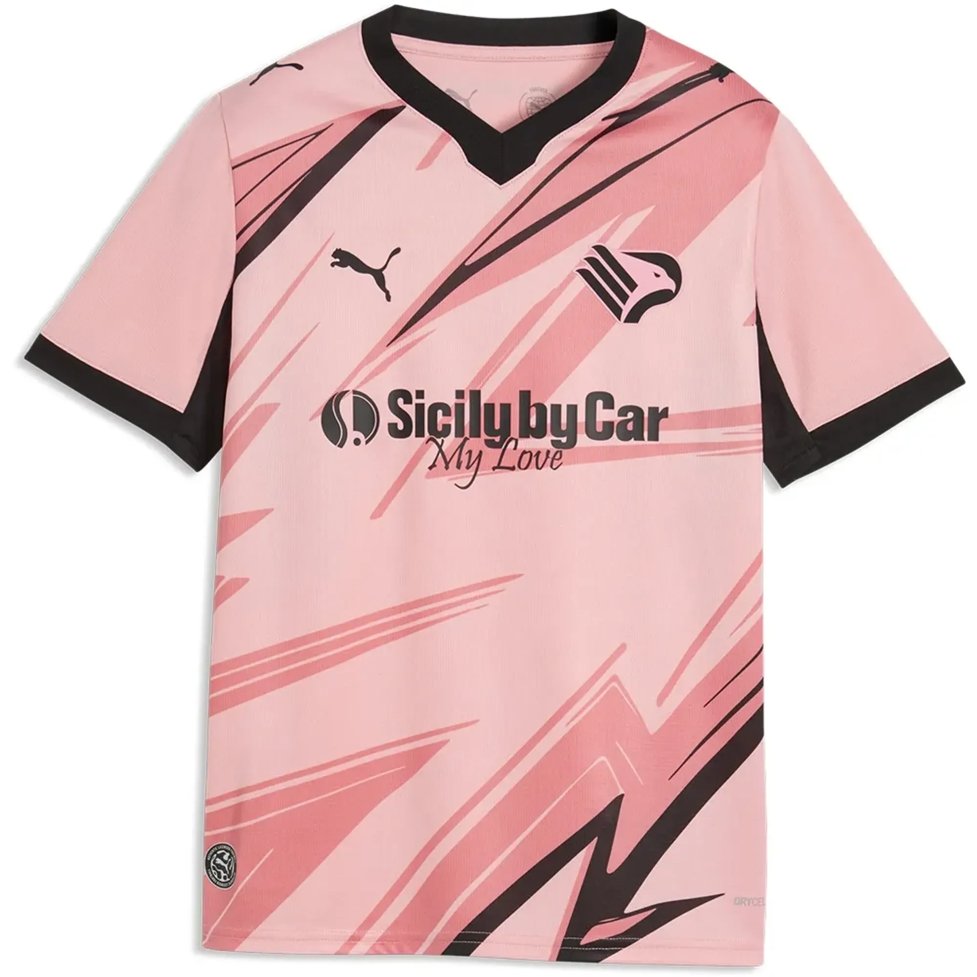 Puma Palermo Fc Replica Home Junior Short Sleeve T-shirt