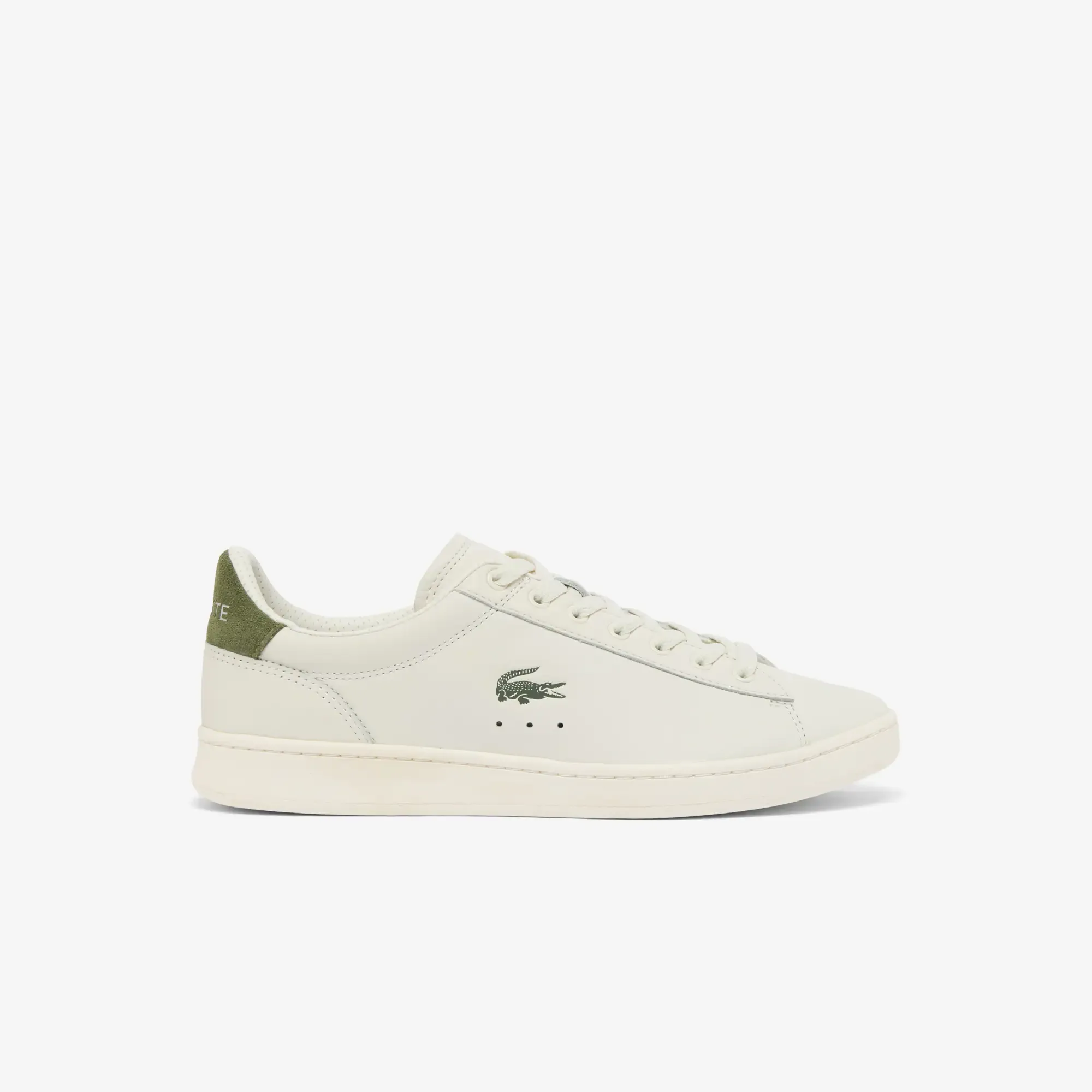 Lacoste Men's Carnaby Set Leather Sneakers - Off White / Khaki