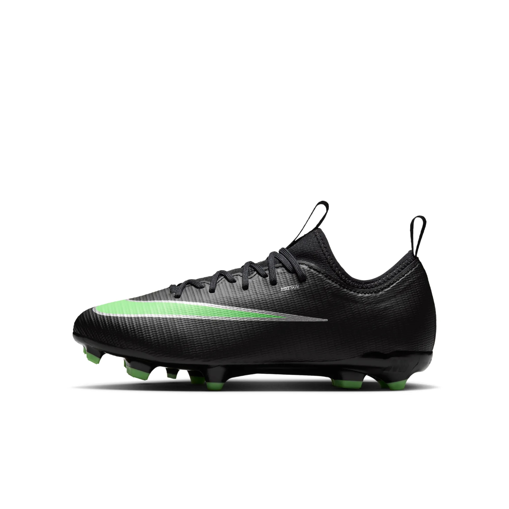 Nike Jr. Mercurial Vapor 17 Academy Multi-Ground Low-Top Football Boots - Black