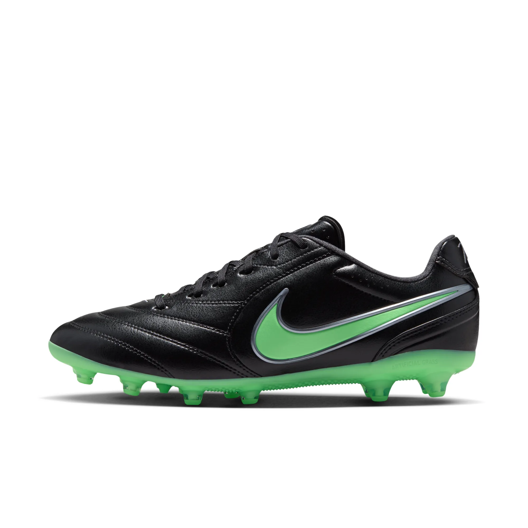 Nike Tiempo Ligera Pro Artificial-Grass Low-Top Football Boots - Black