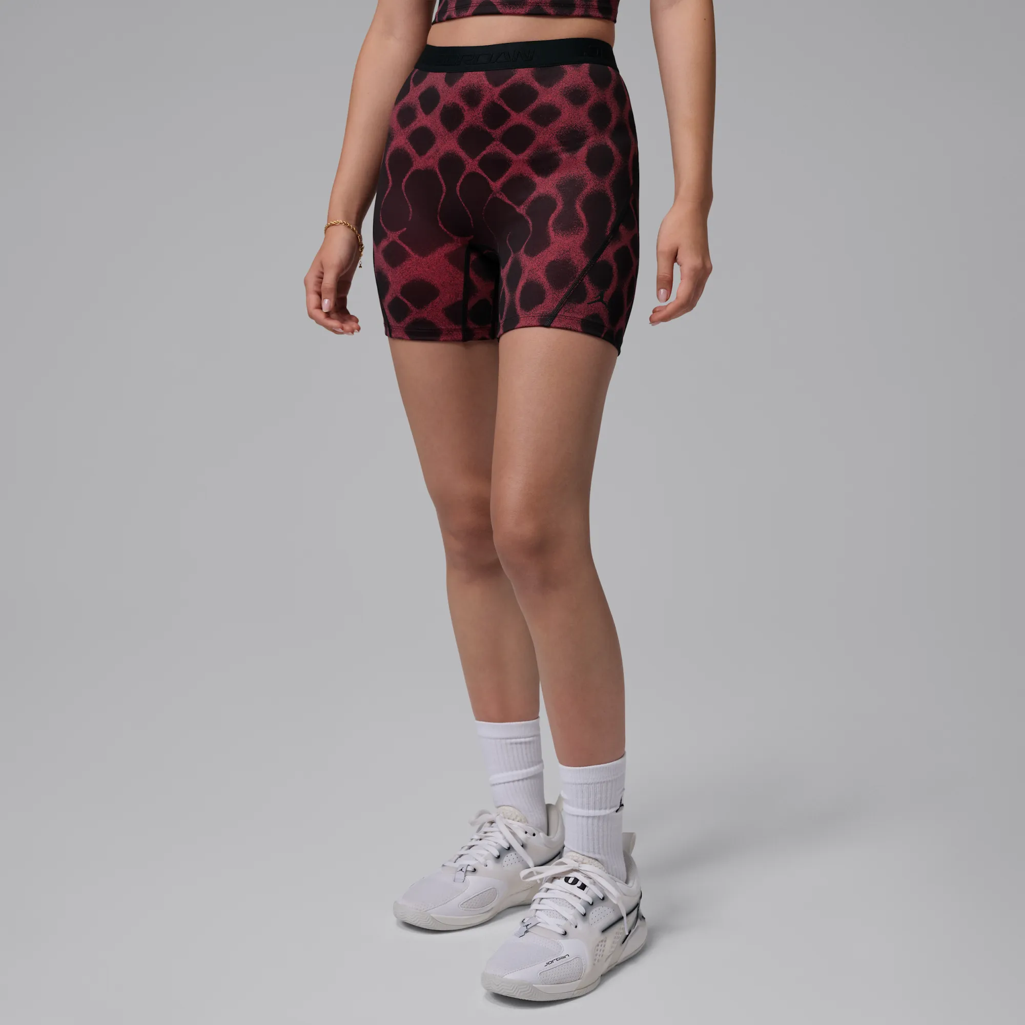 Nike Jordan Sport Women's Dri-FIT High-Waisted 12.5cm Shorts - Black