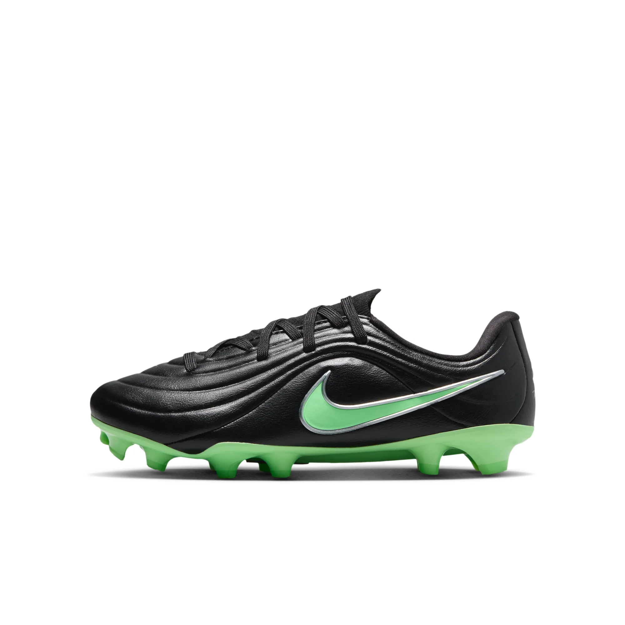 Nike Jr. Tiempo Maestro Academy Little Multi-Ground Low-Top Football Boots - Black