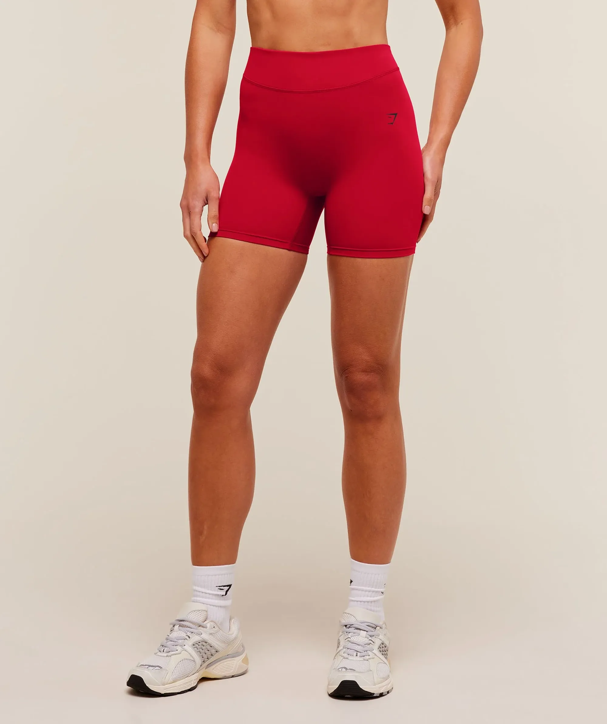 Gymshark Lifting Dipped Waistband Shorts - Carmine Red