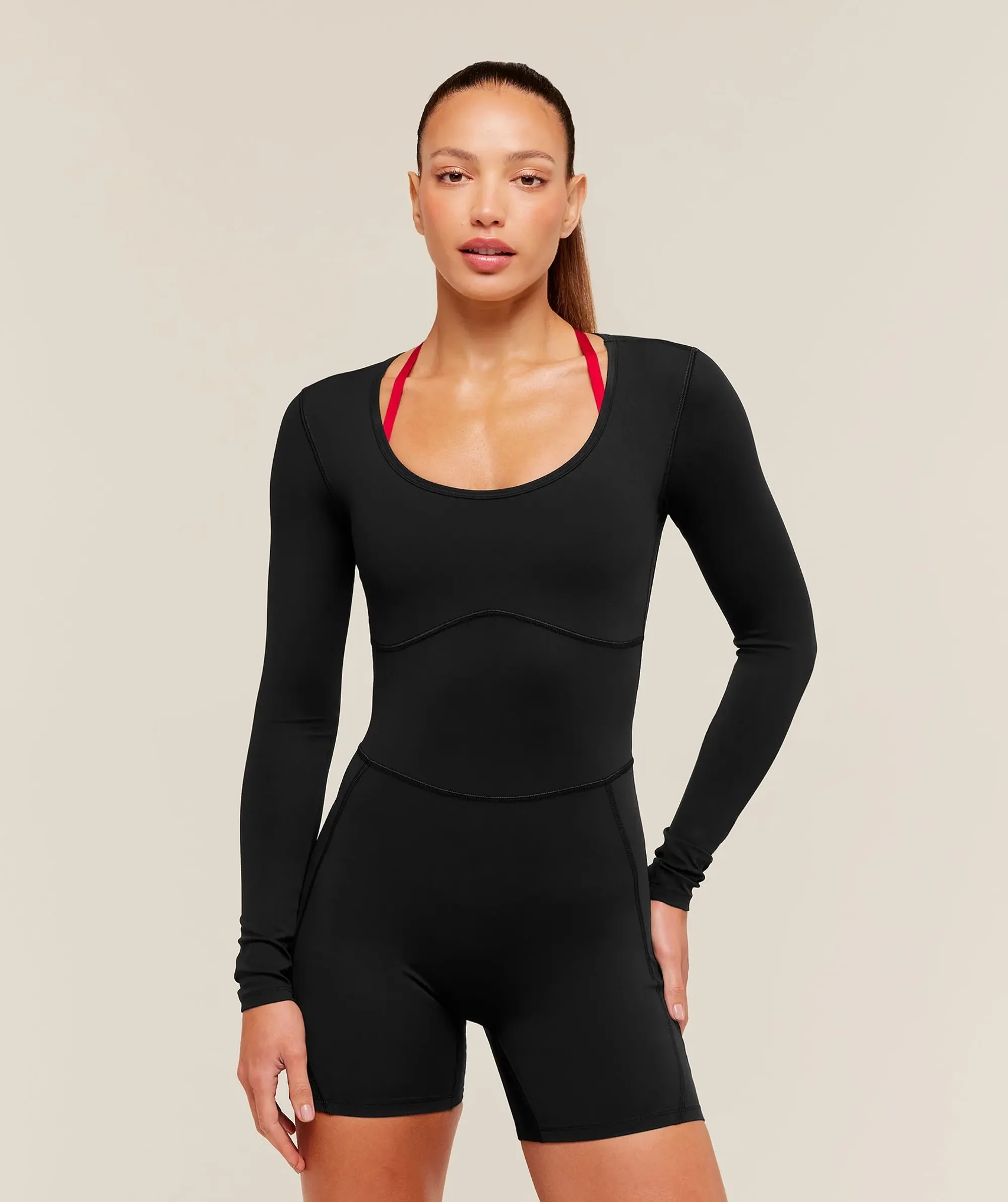 Gymshark Lifting Dipped Waistband All-In-One - Black