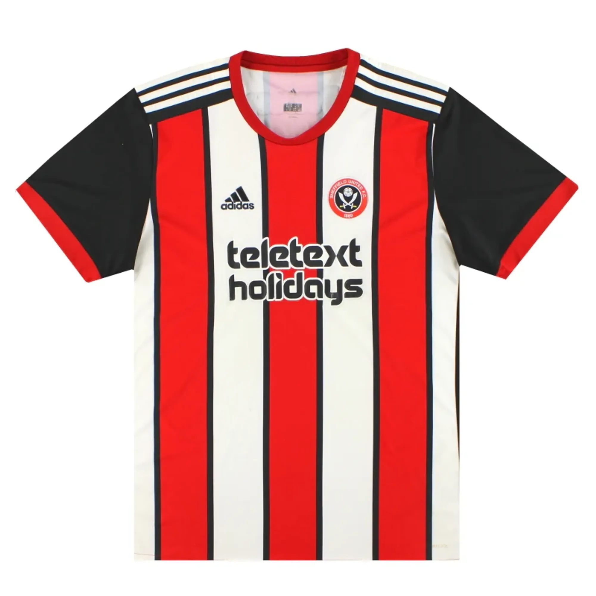 2017-18 Sheffield United adidas Home Shirt L - Sheffield United / Excellent 
