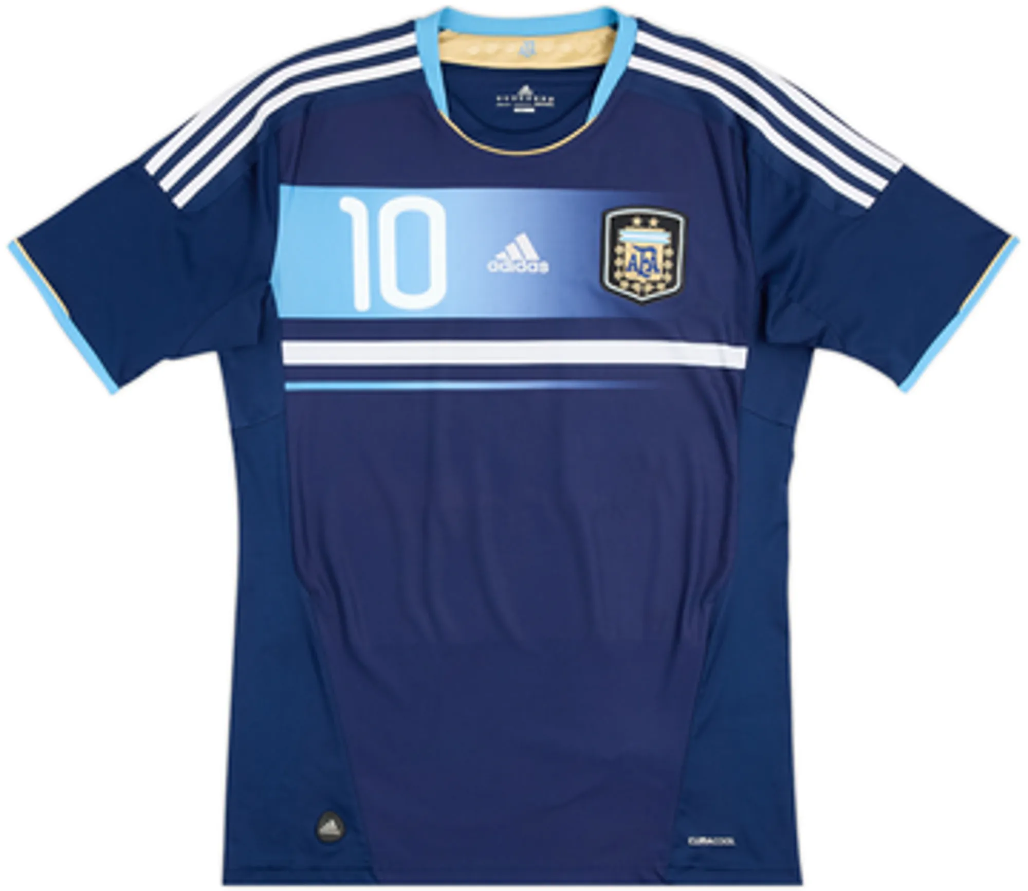 2011-13 Argentina Away Shirt Messi #10 - 10/10 - (M)