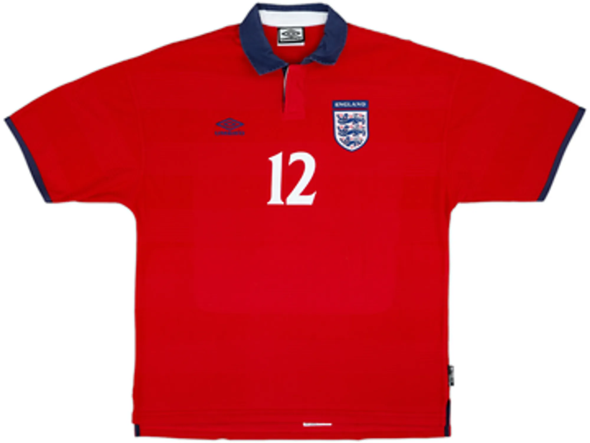 1999-01 England Away Shirt Southgate #12EL