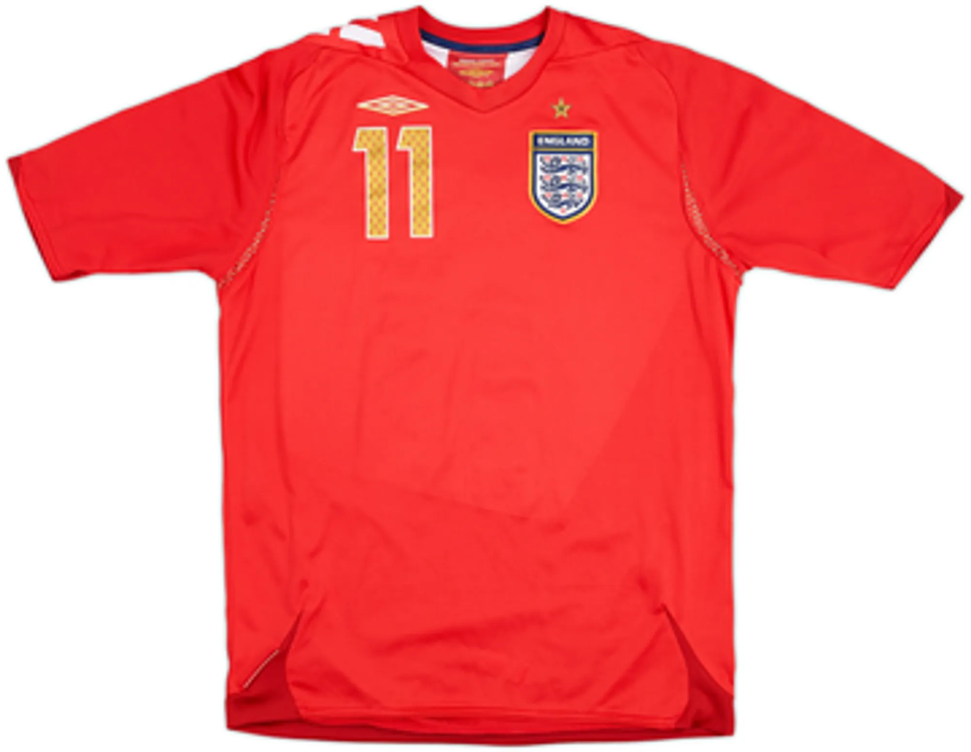 2006-08 England Away Shirt J.Cole #11 - 9/10 - (XL.Boys)