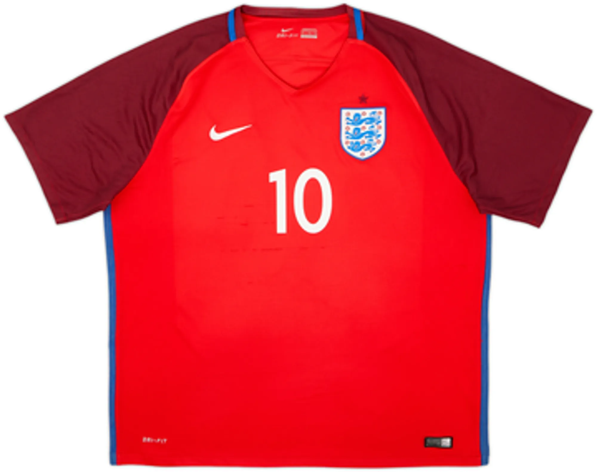 2016-17 England Away Shirt Rooney #10 - 4/10 - (XXL)