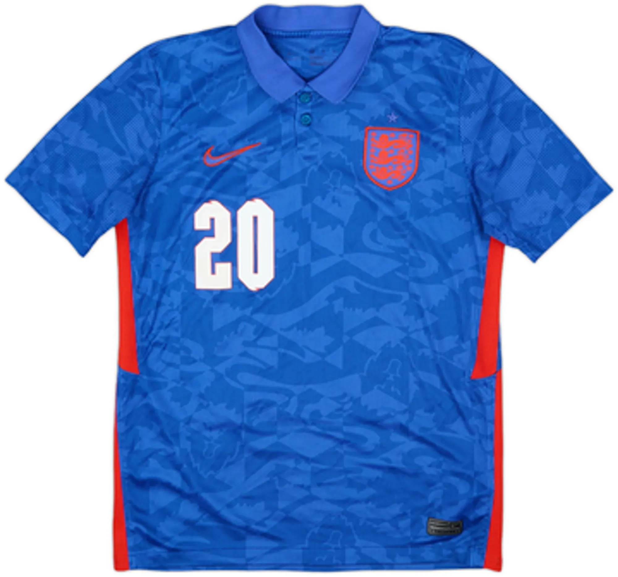 2020-21 England Away Shirt Foden #20 - 6/10 - (XL.Boys)