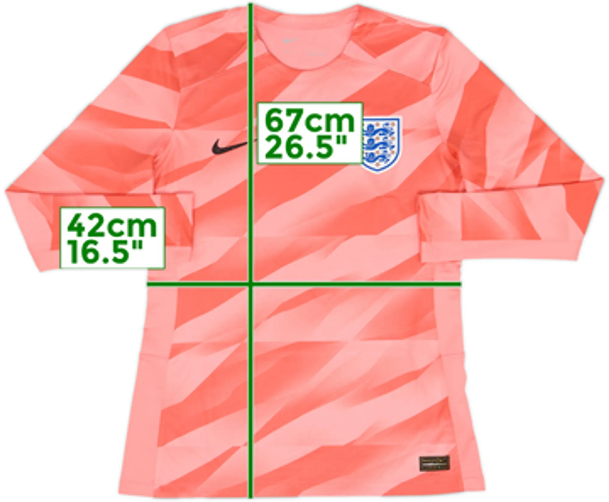 2023-24 England GK Shirt - 8/10 - (Women's M)