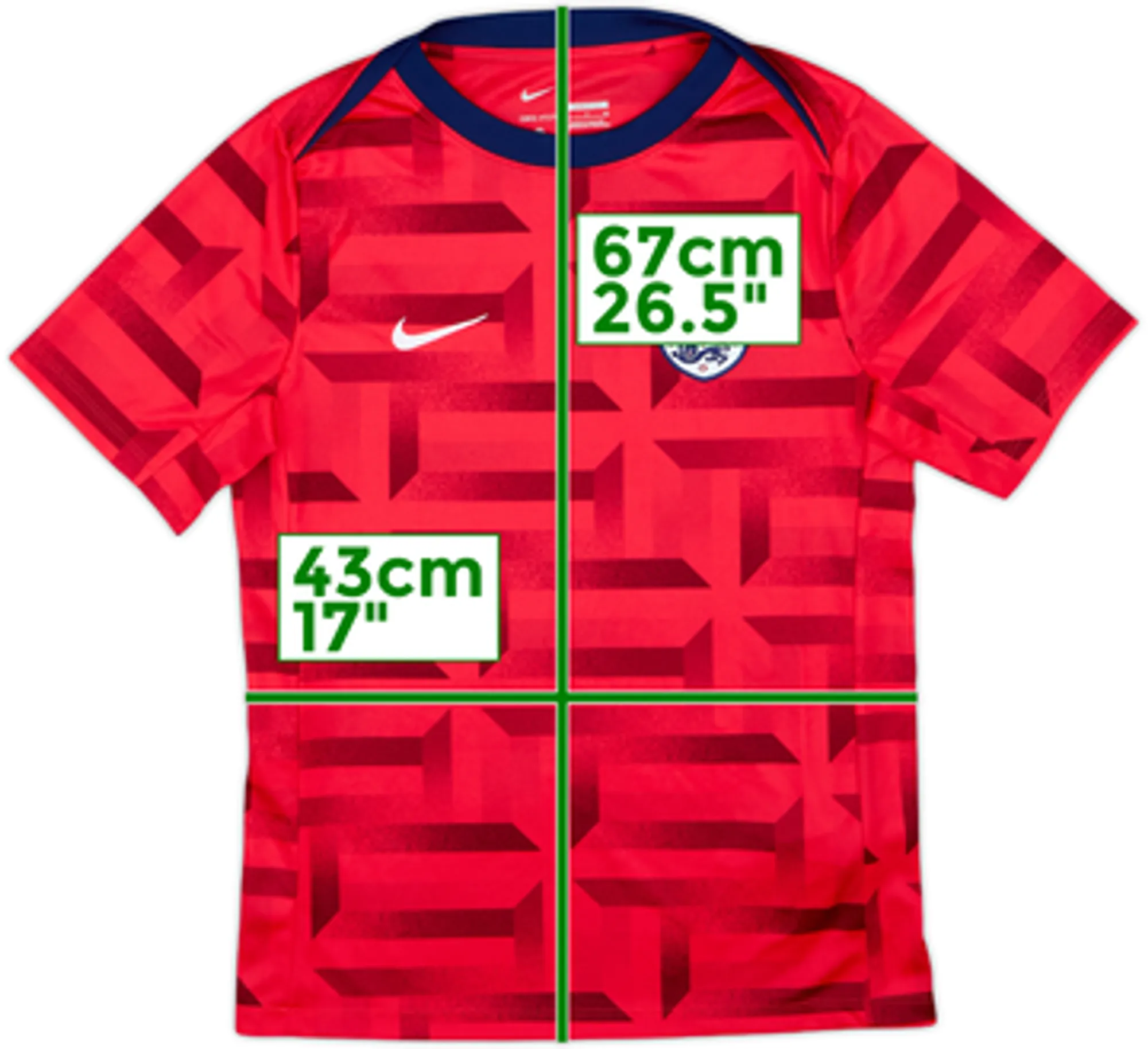 2024-25 England Nike Training Shirt - 8/10 - (L)