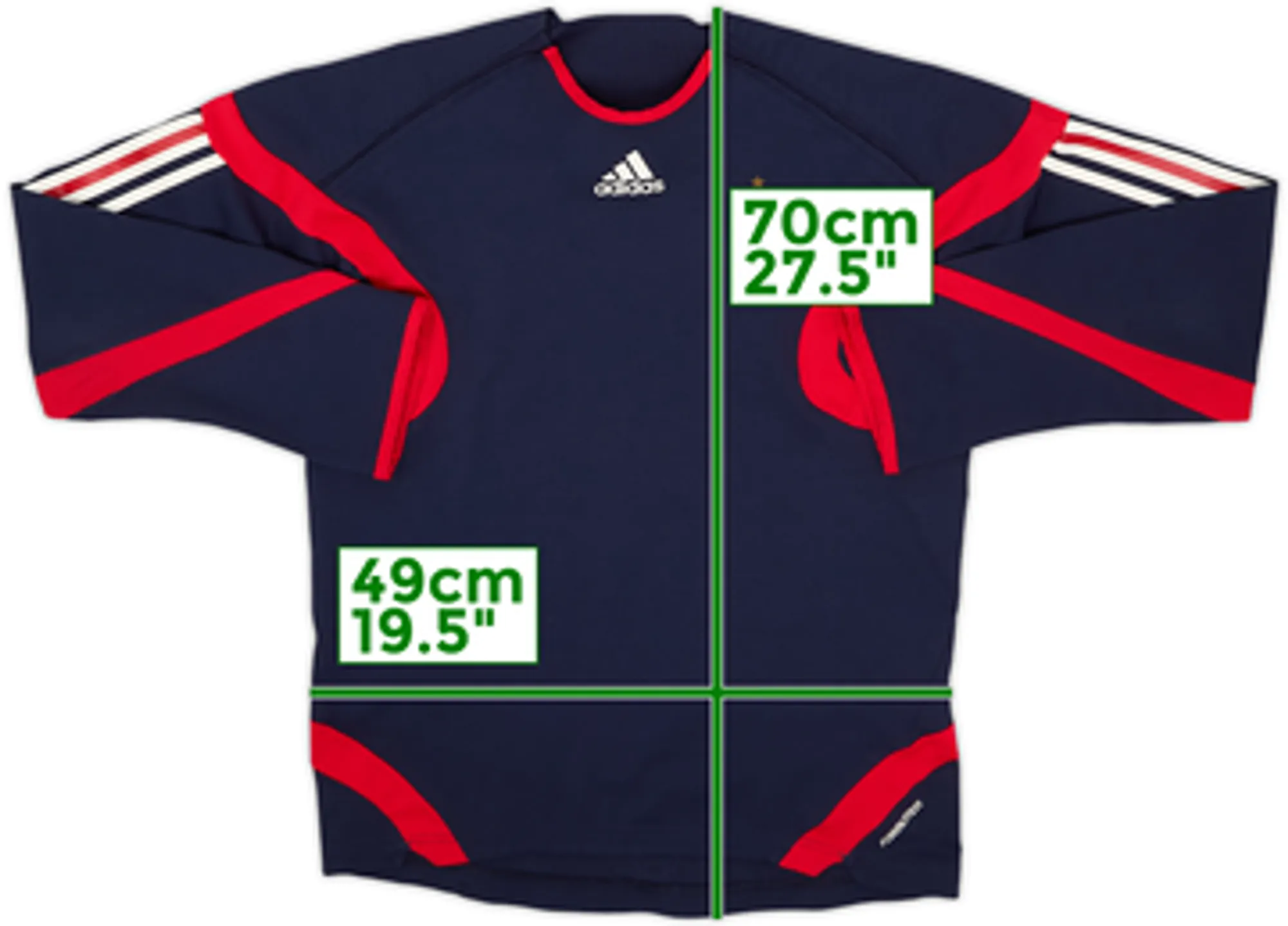 2005-06 France adidas Drill Top - 8/10 - (M)